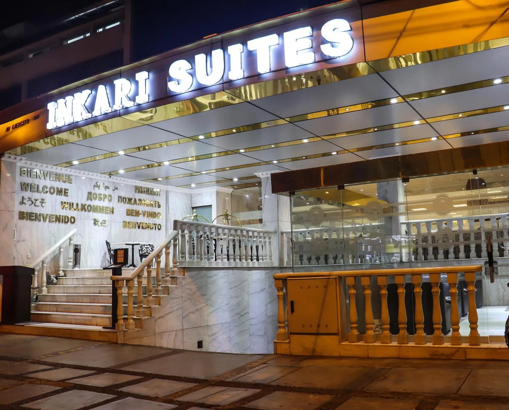 Facade/entrance in Inkari Suites Hotel