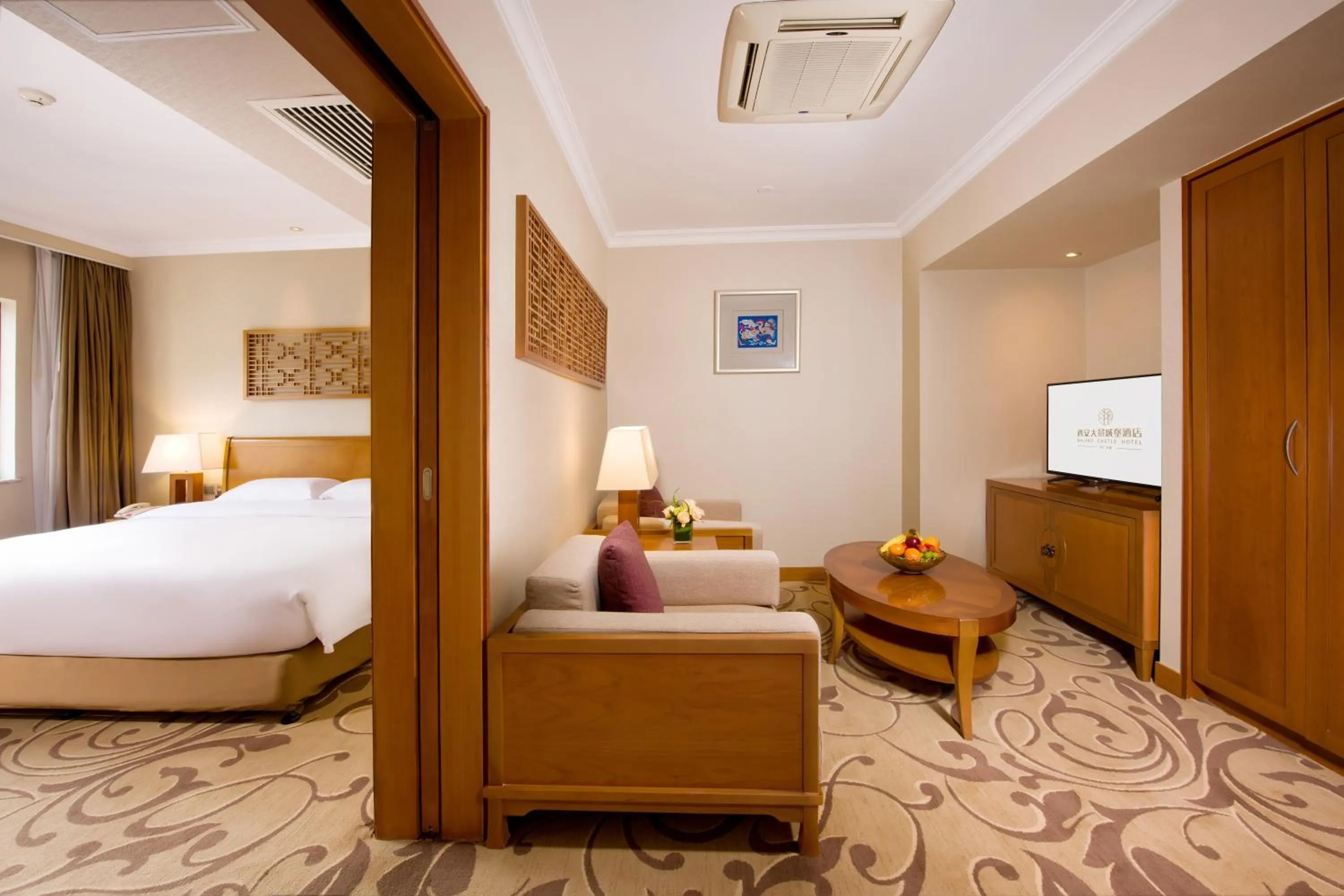 Bedroom, Bed in Grand Park Xian