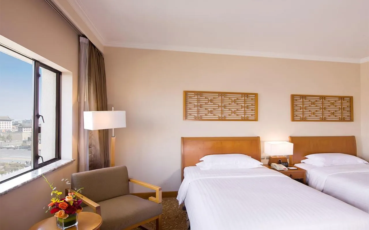 Bedroom, Bed in Grand Park Xian