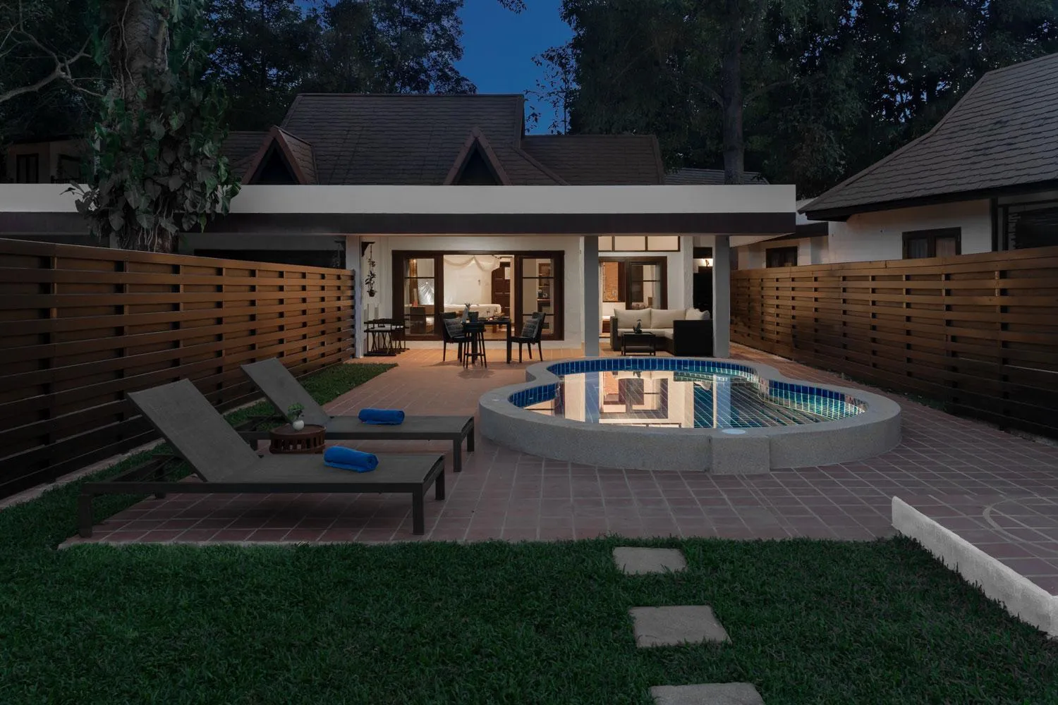 Pool view in The Legend Chiang Rai Boutique River Resort & Spa