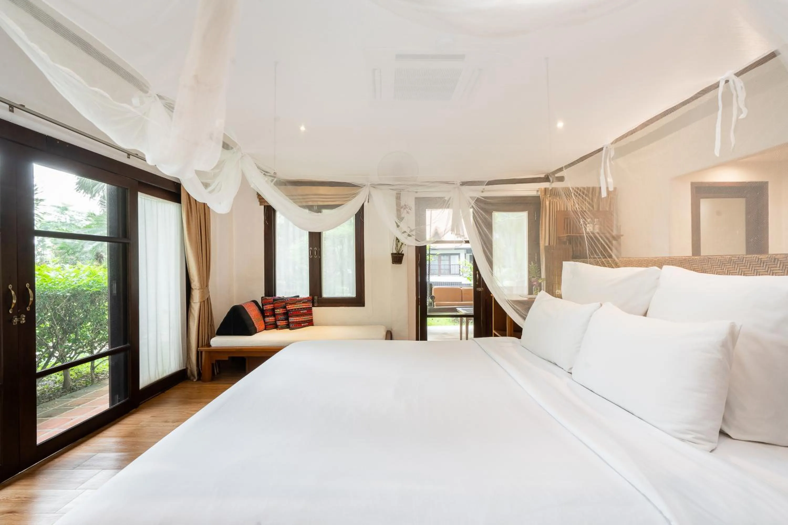 View (from property/room), Bed in The Legend Chiang Rai Boutique River Resort & Spa