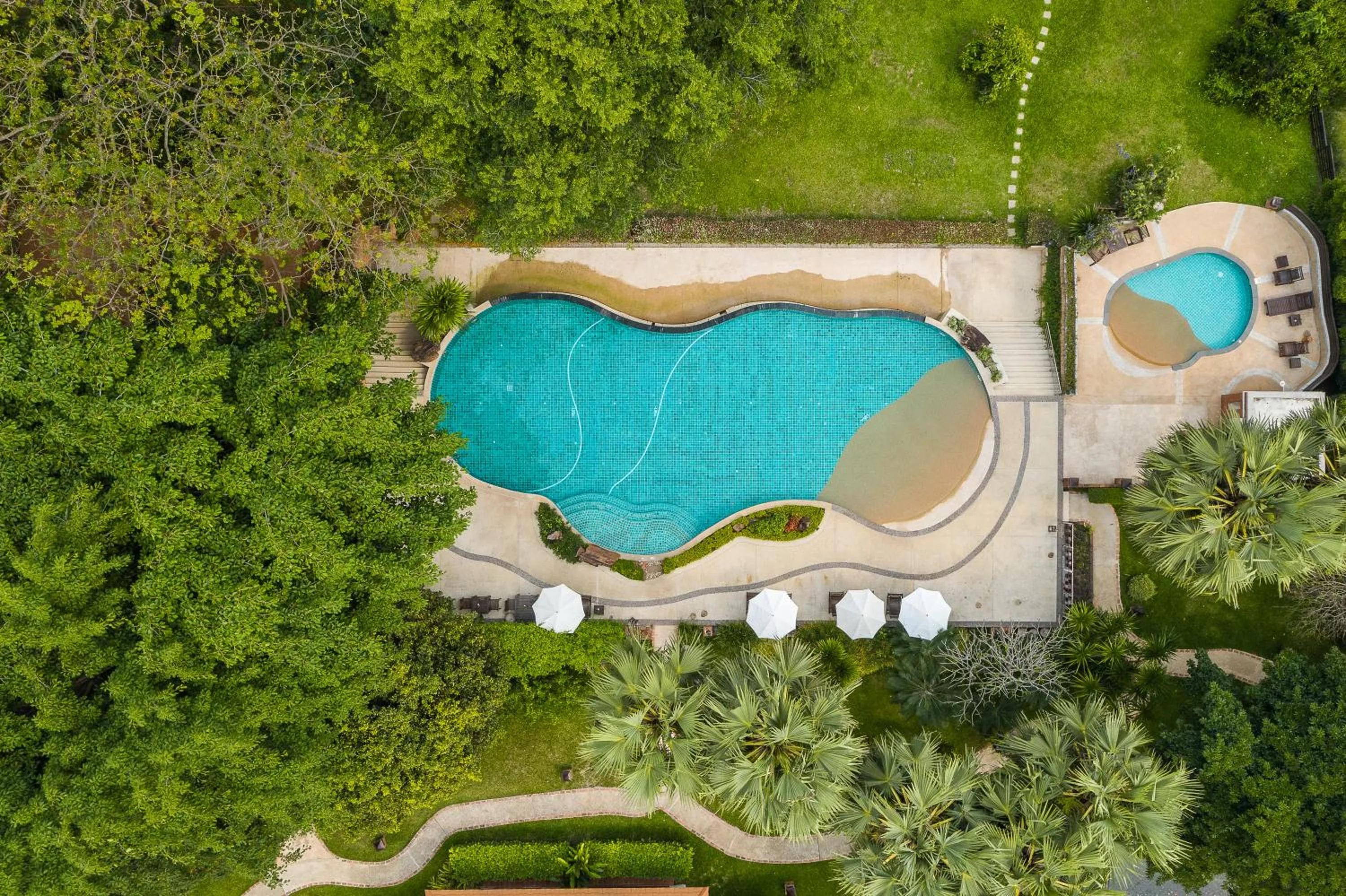 Garden view in The Legend Chiang Rai Boutique River Resort & Spa