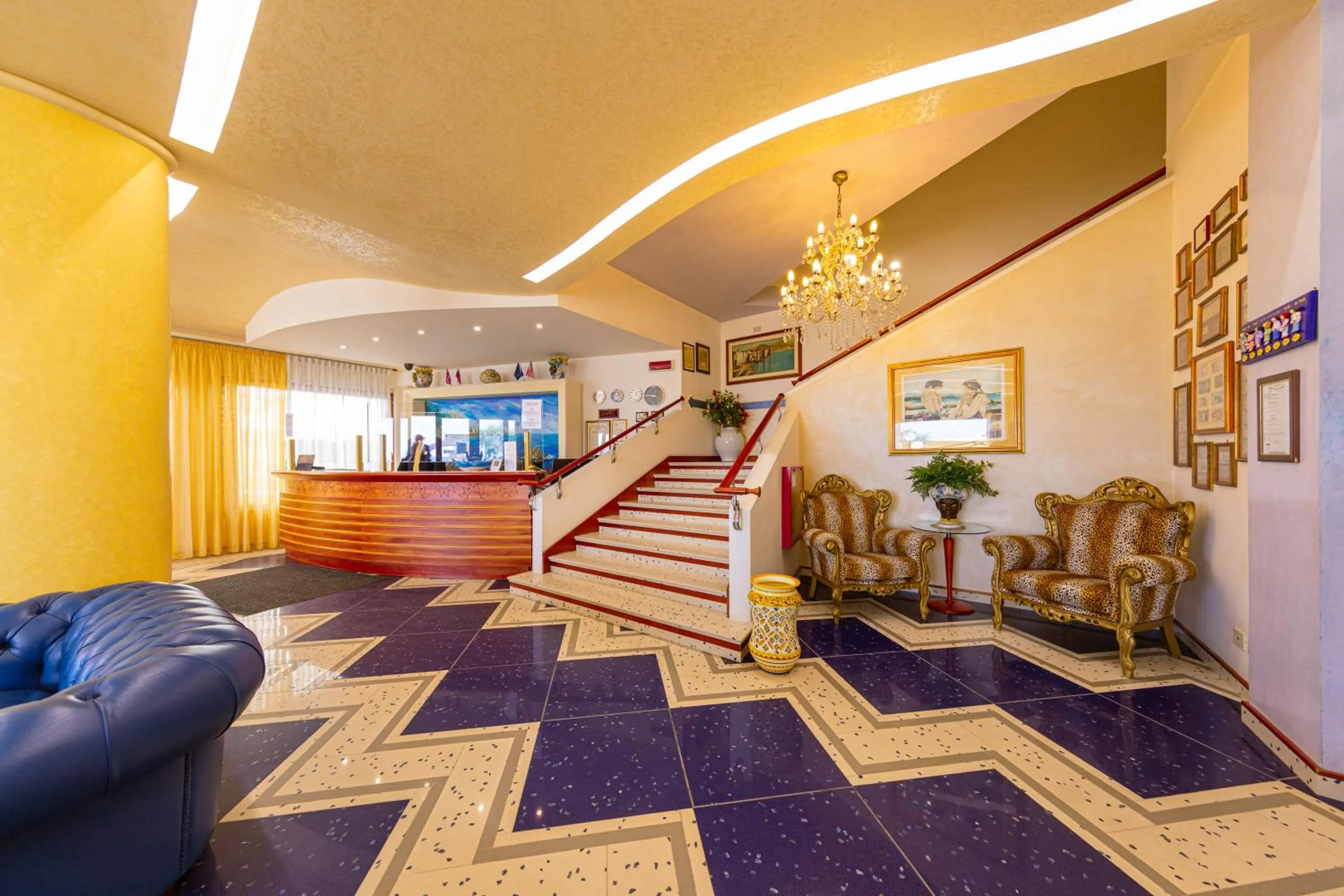Lobby or reception in Hotel Riva Del Sole