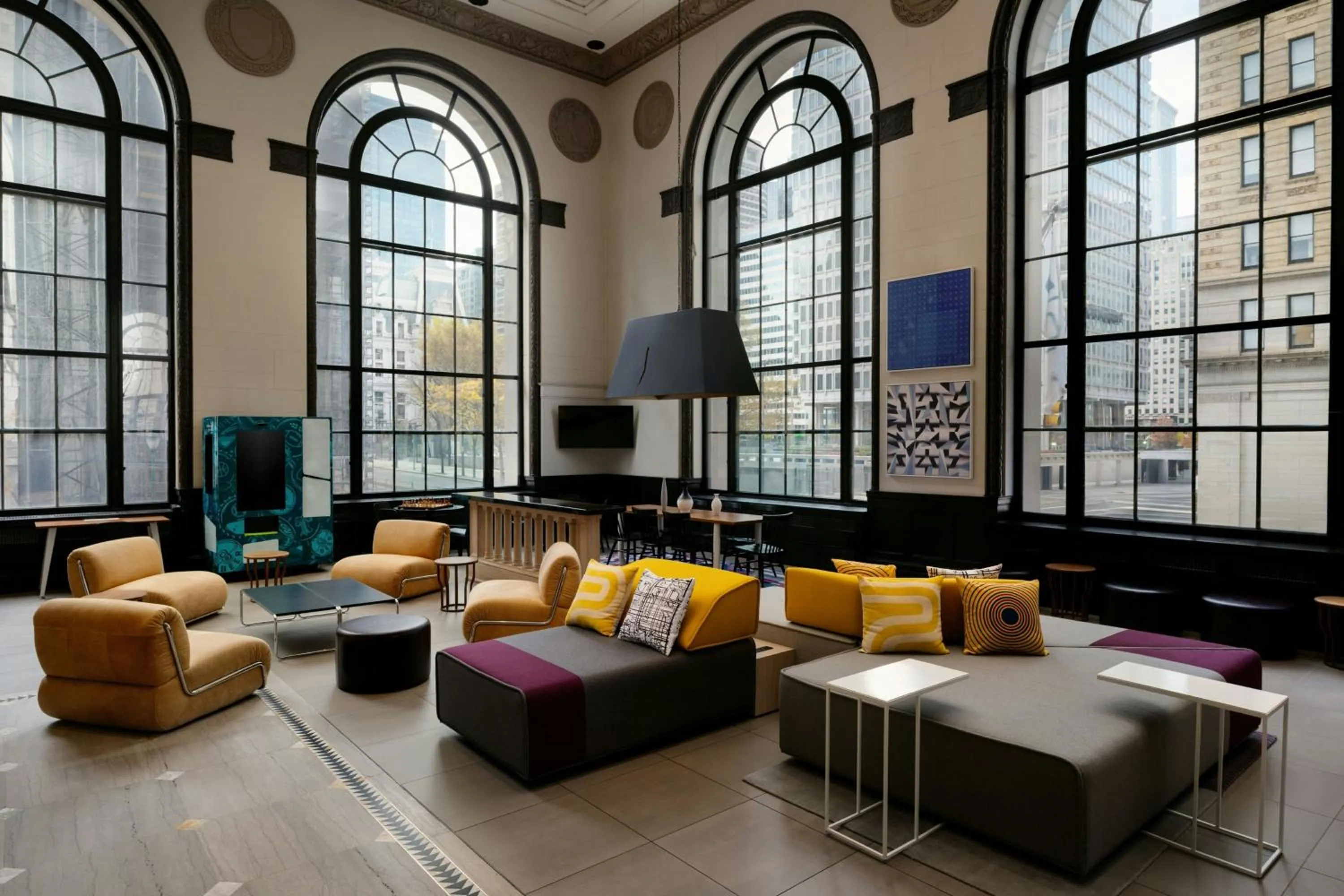 Lobby or reception in Aloft Philadelphia Downtown