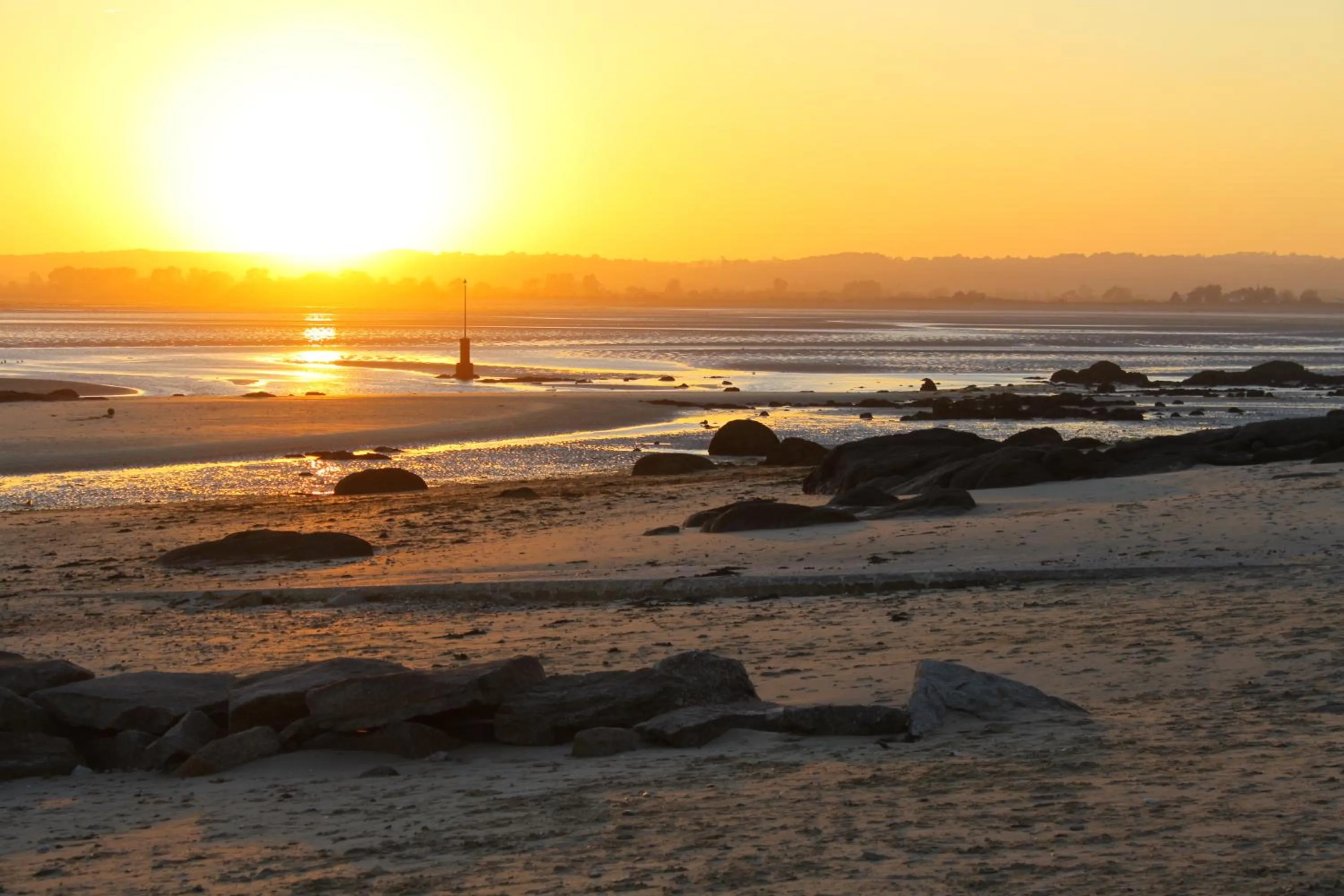 Beach in Hotel Logis Au Moyne de Saire