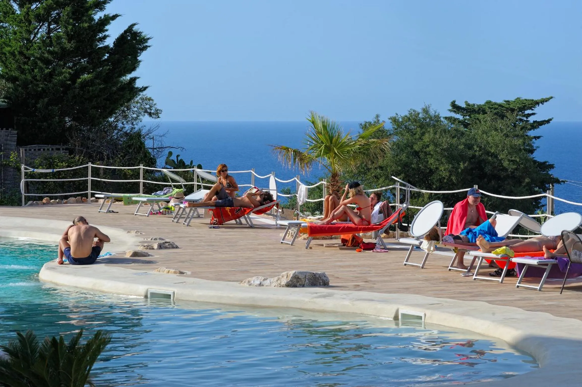 People in Baglio Dello Zingaro