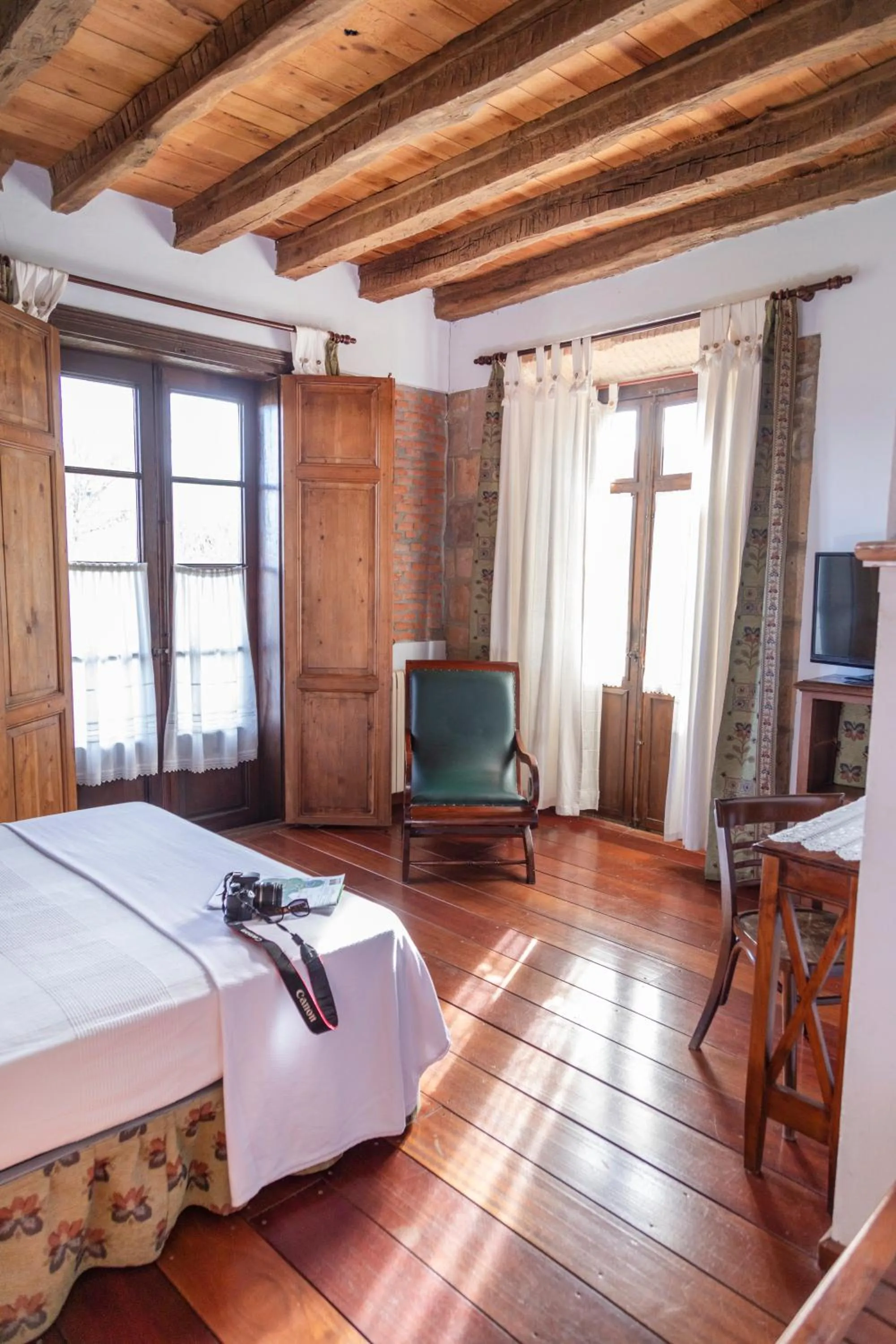 Bedroom, Bed in La Casona de Hermosa