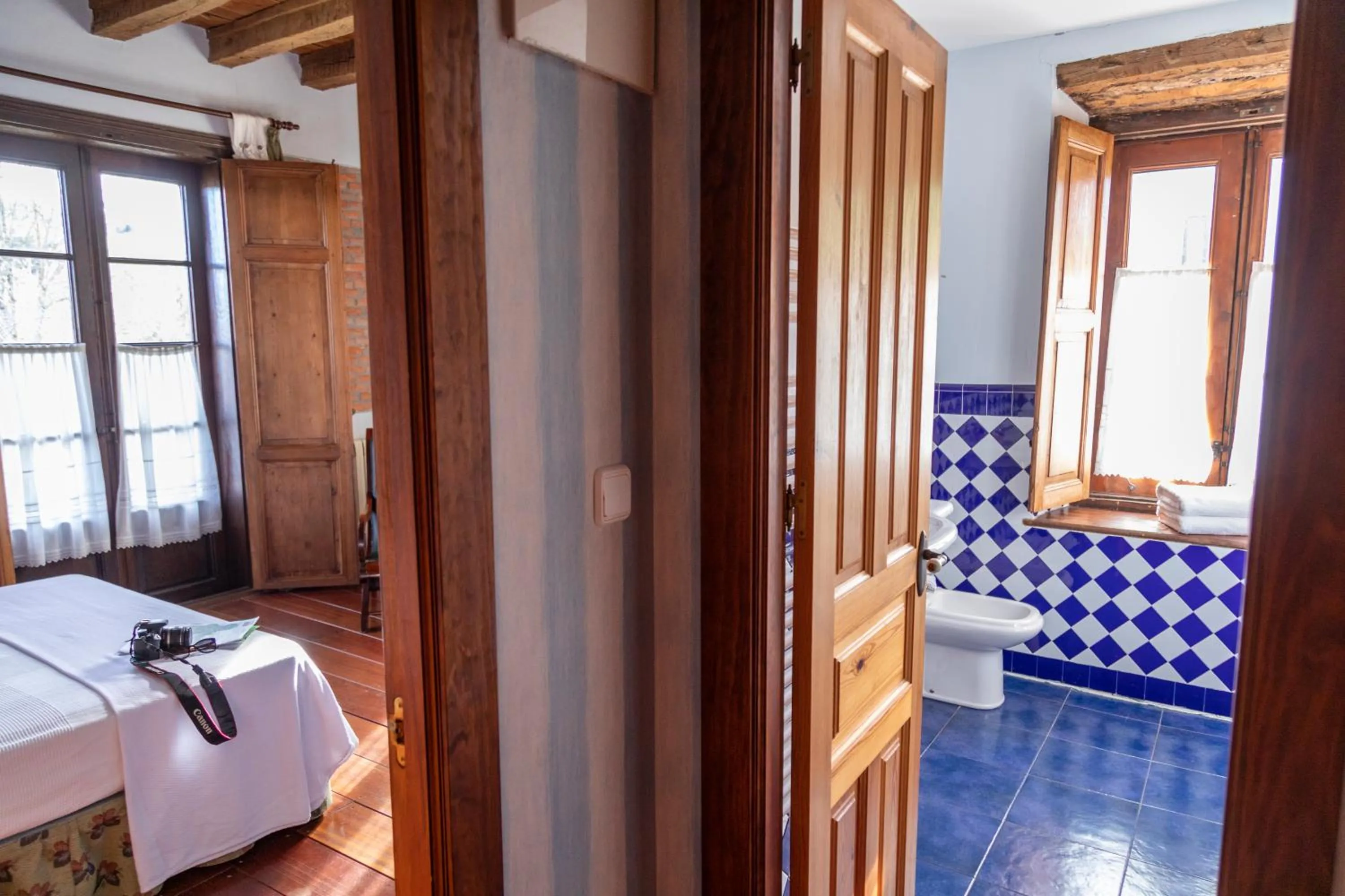 Bedroom, Bed in La Casona de Hermosa