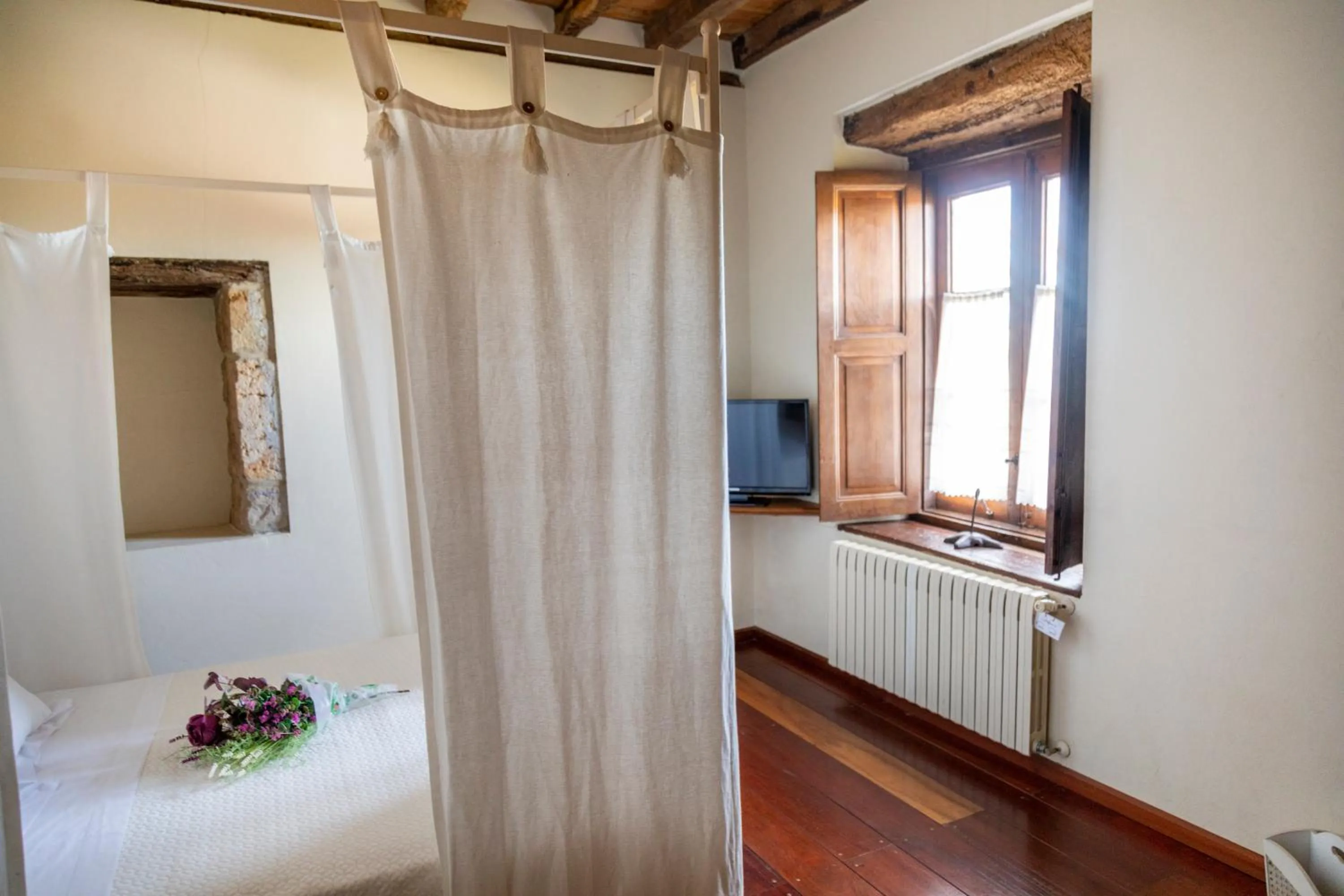 Bed in La Casona de Hermosa