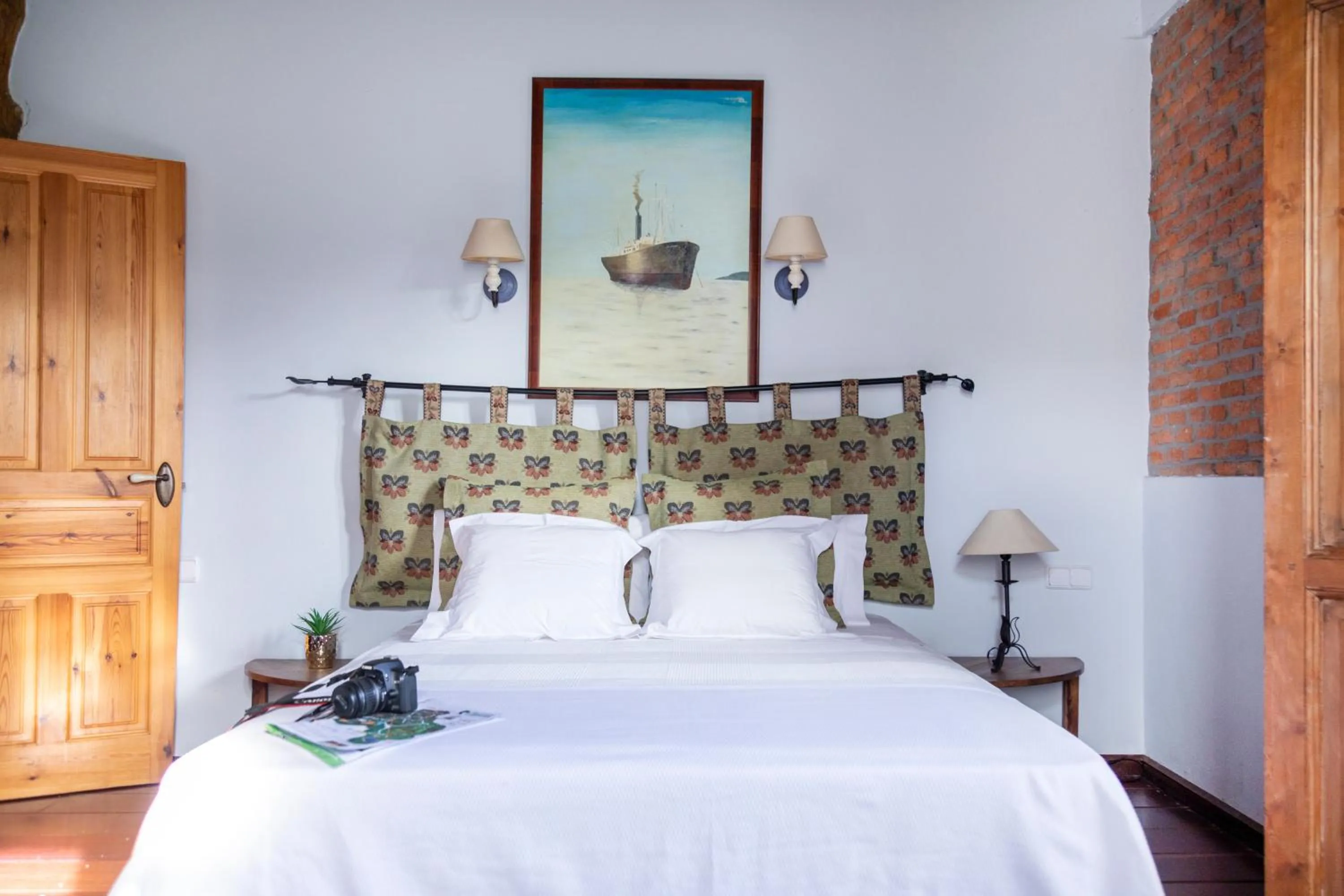 Bedroom, Bed in La Casona de Hermosa