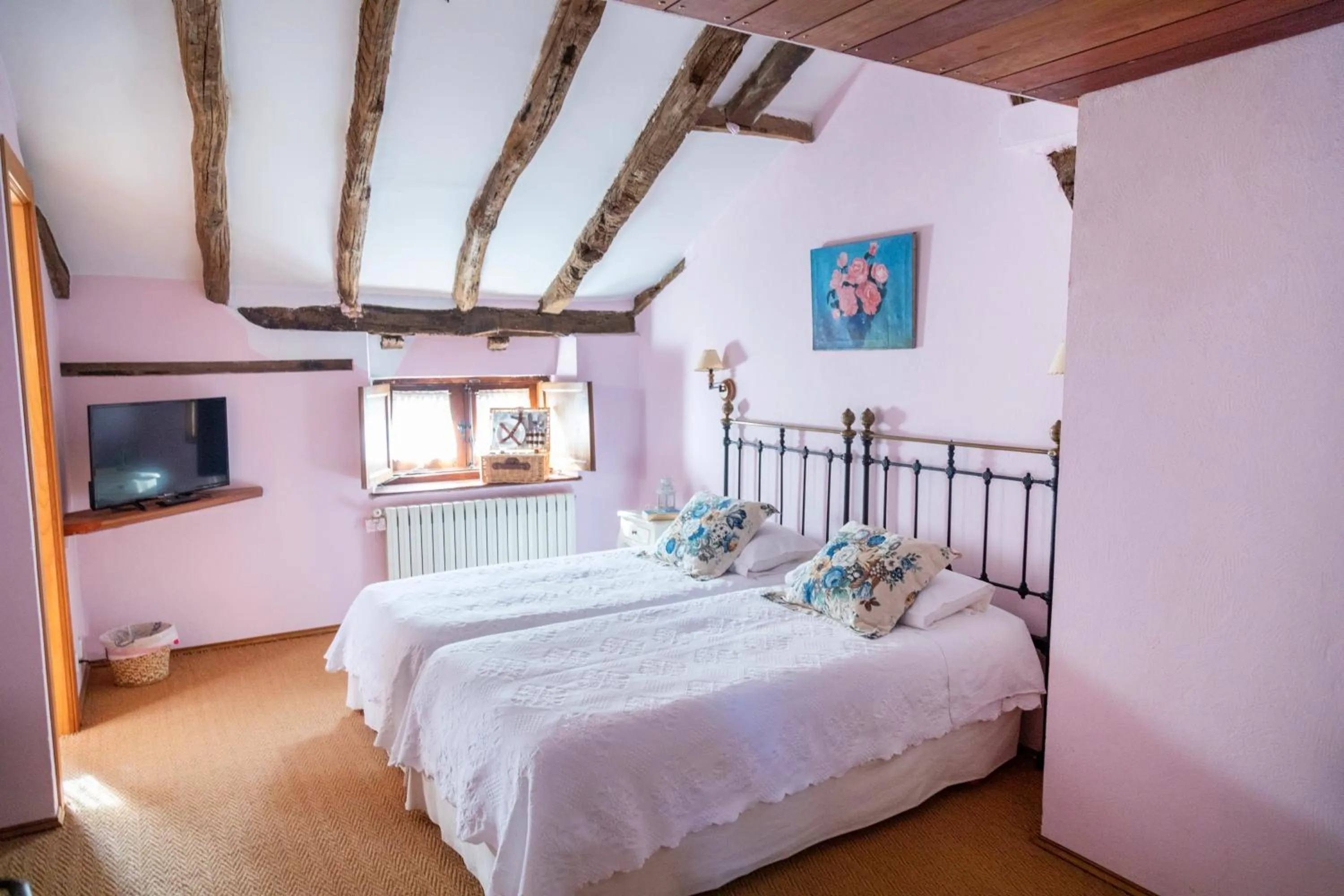 Bed in La Casona de Hermosa