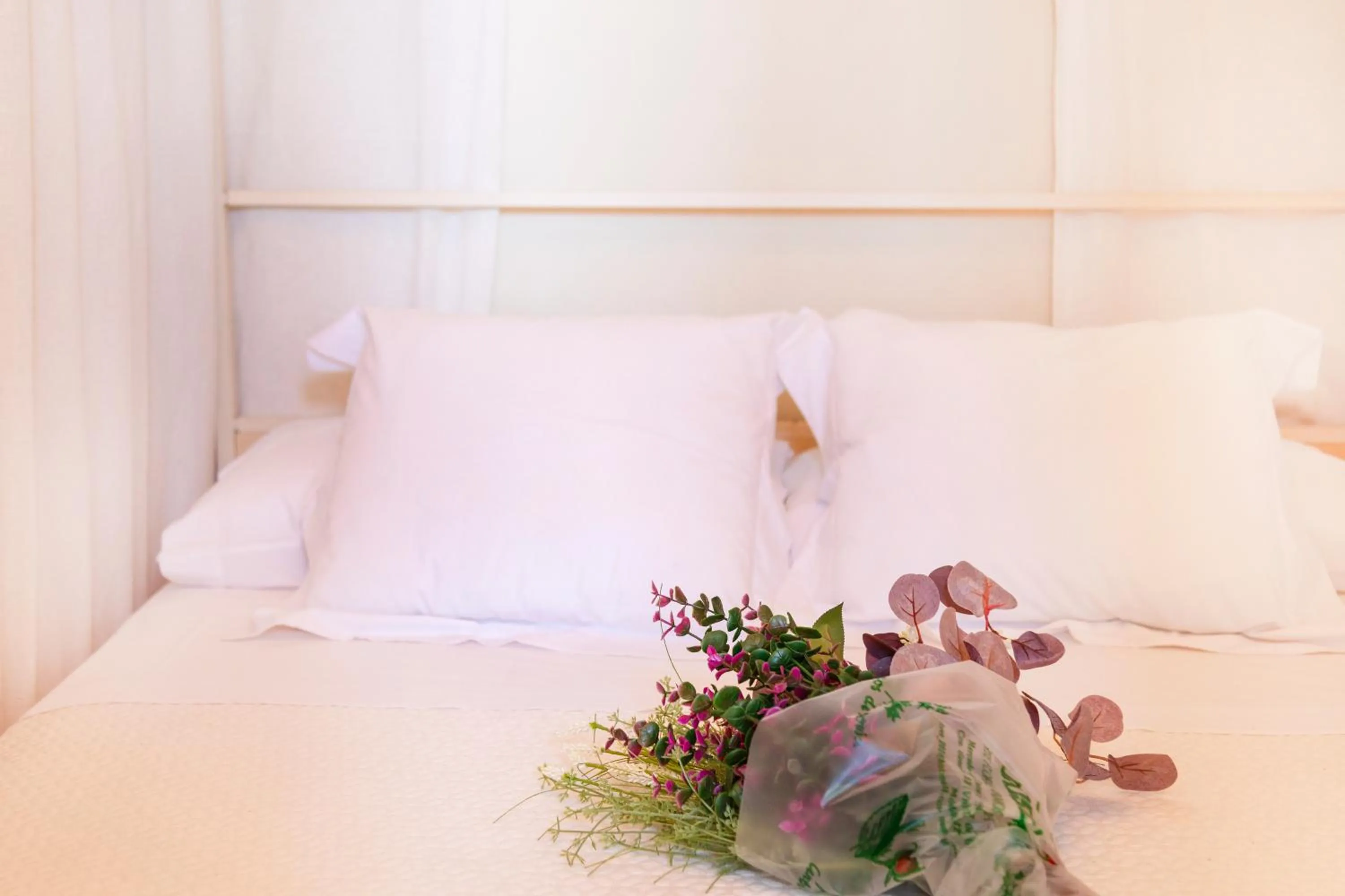 Bed in La Casona de Hermosa