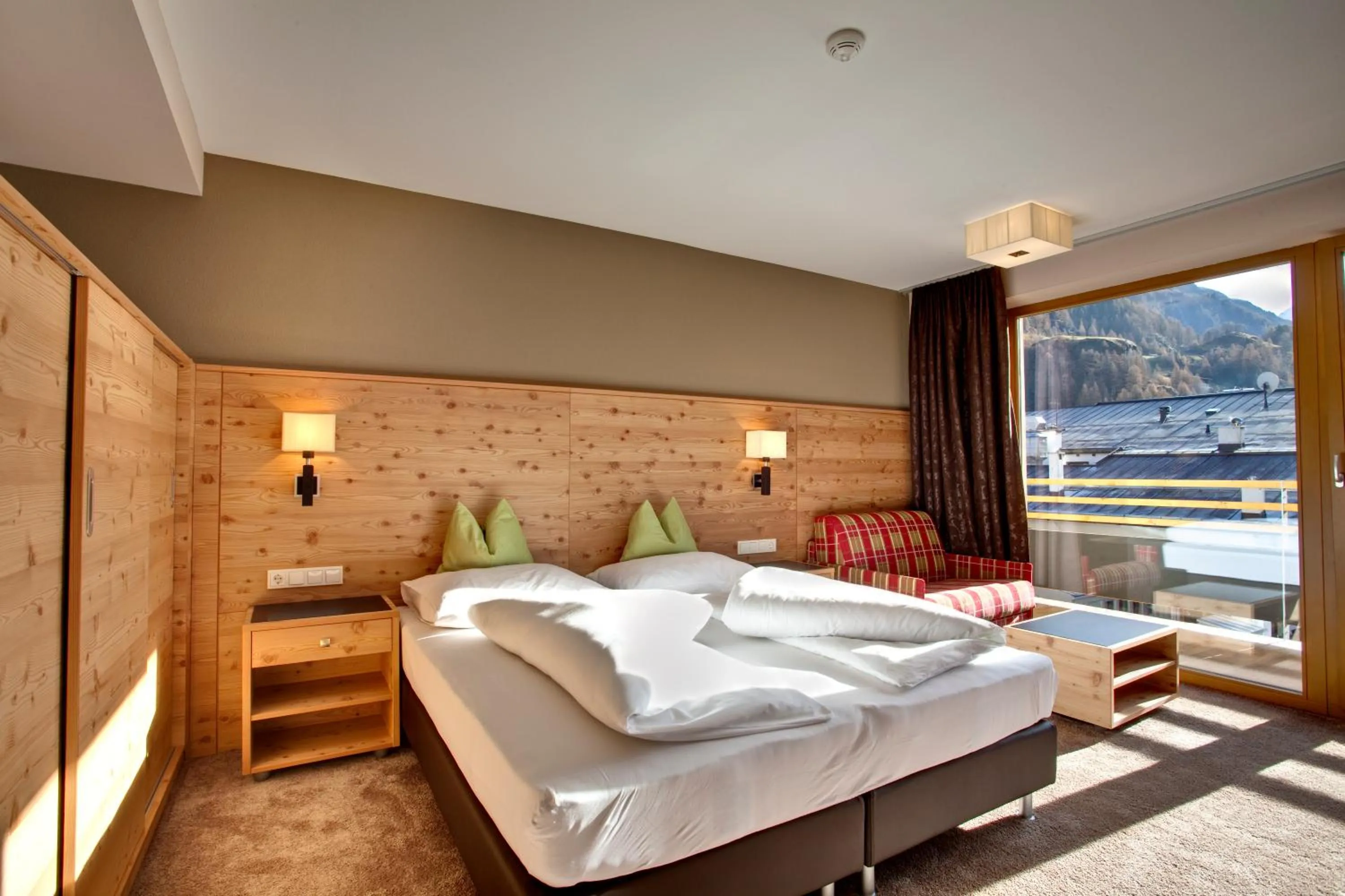 Bed in Hotel Bäckelar Wirt Superior