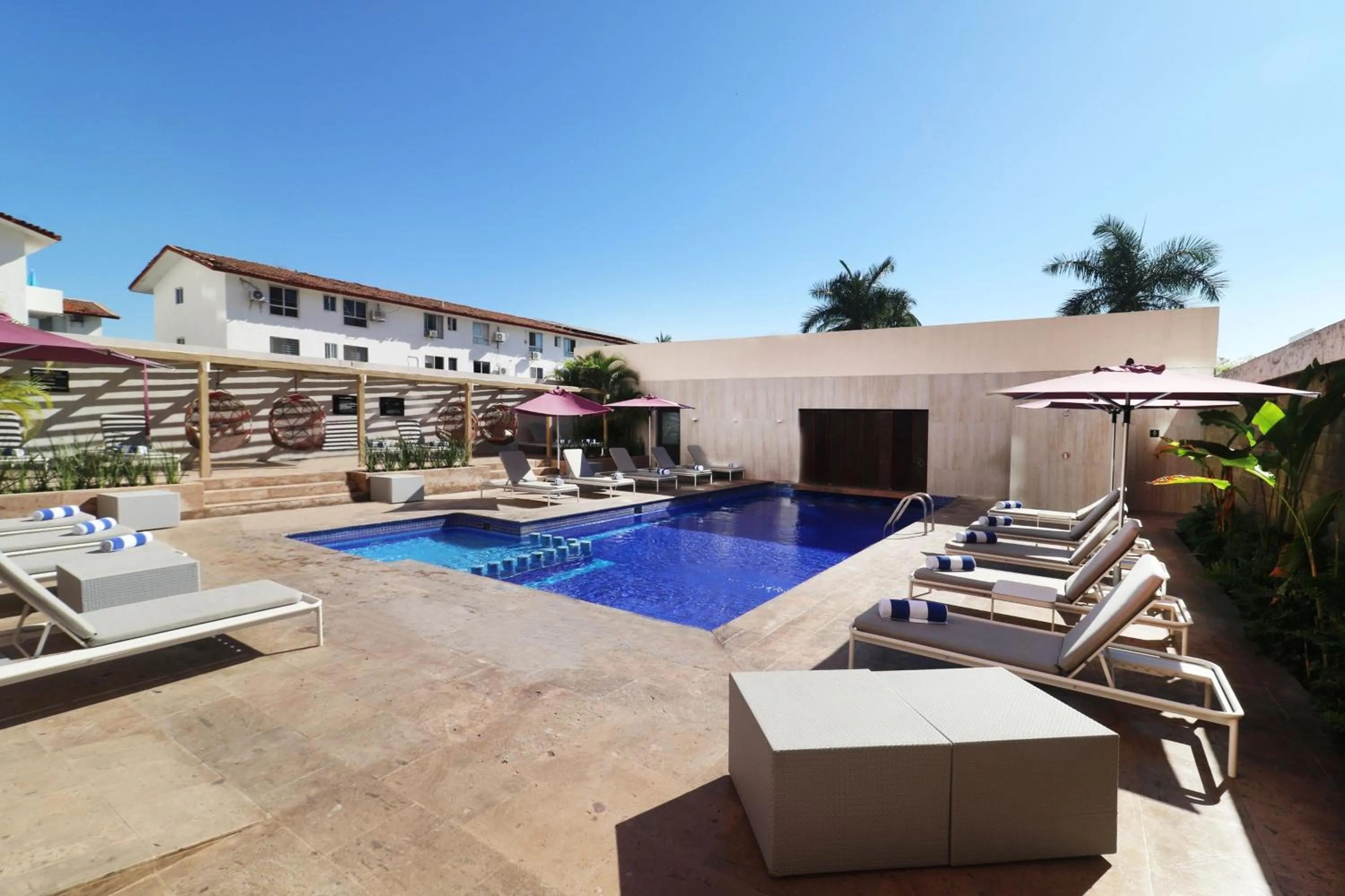 Swimming pool in City Express Plus by Marriott Puerto Vallarta