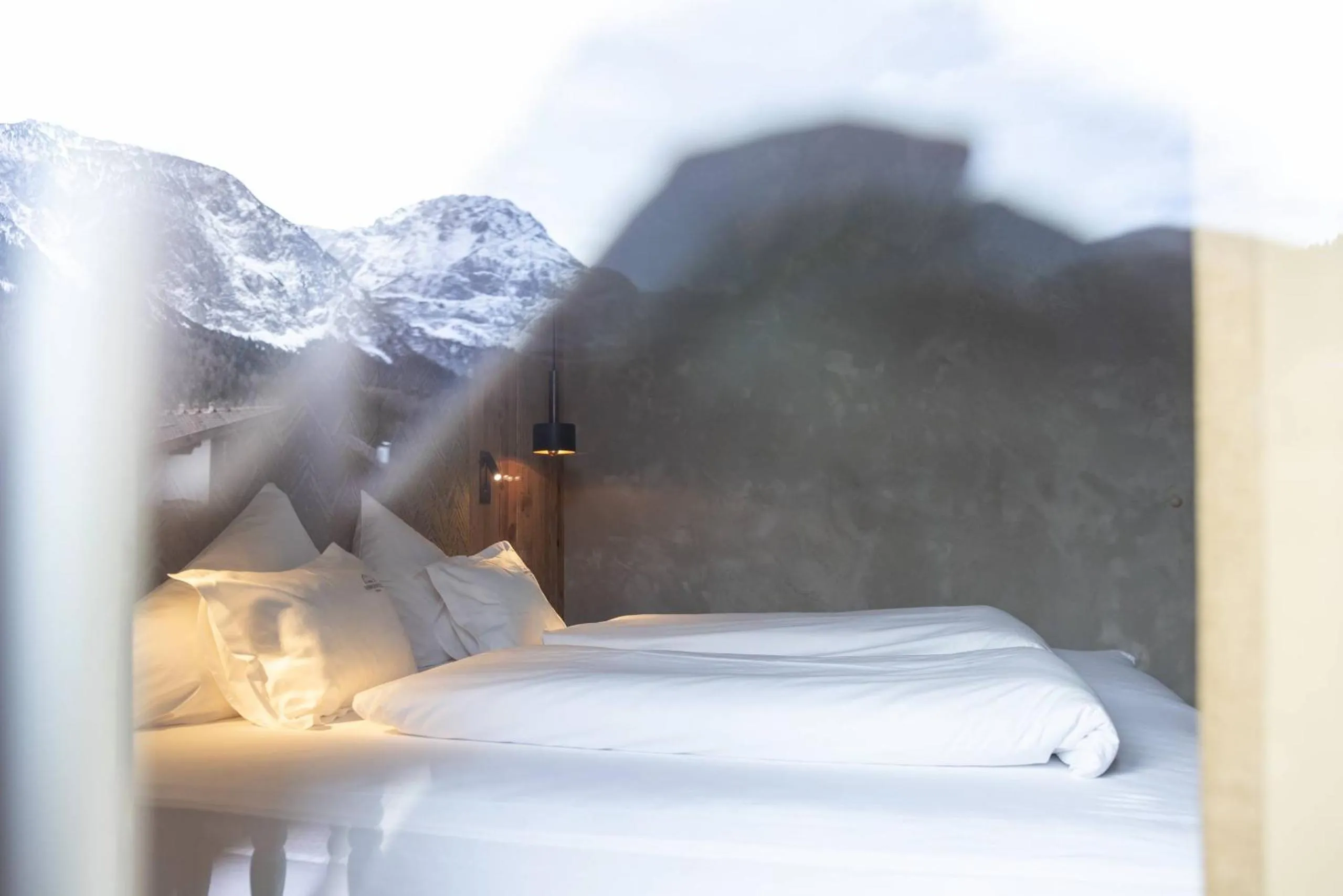 Bed in Hotel Sonnenspitze