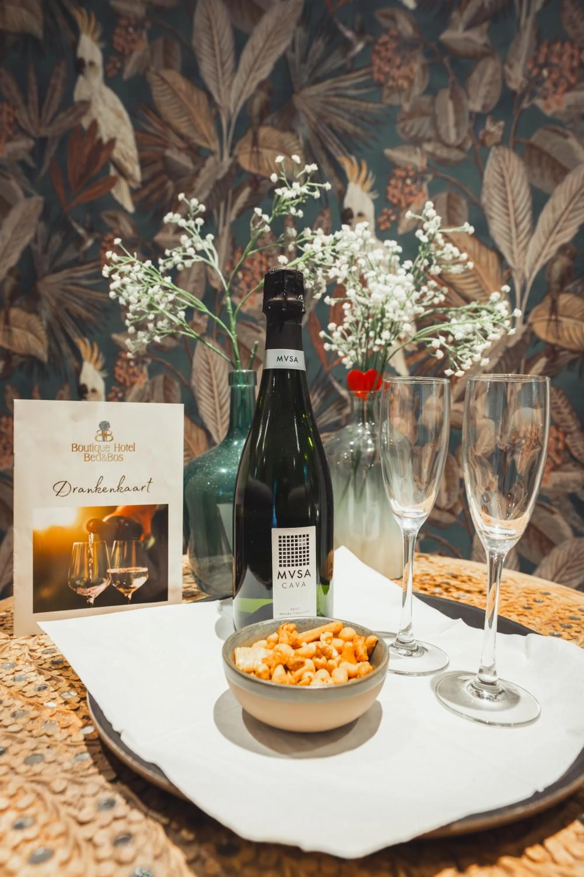 Alcoholic drinks in Boutique Hotel Bed&Bos