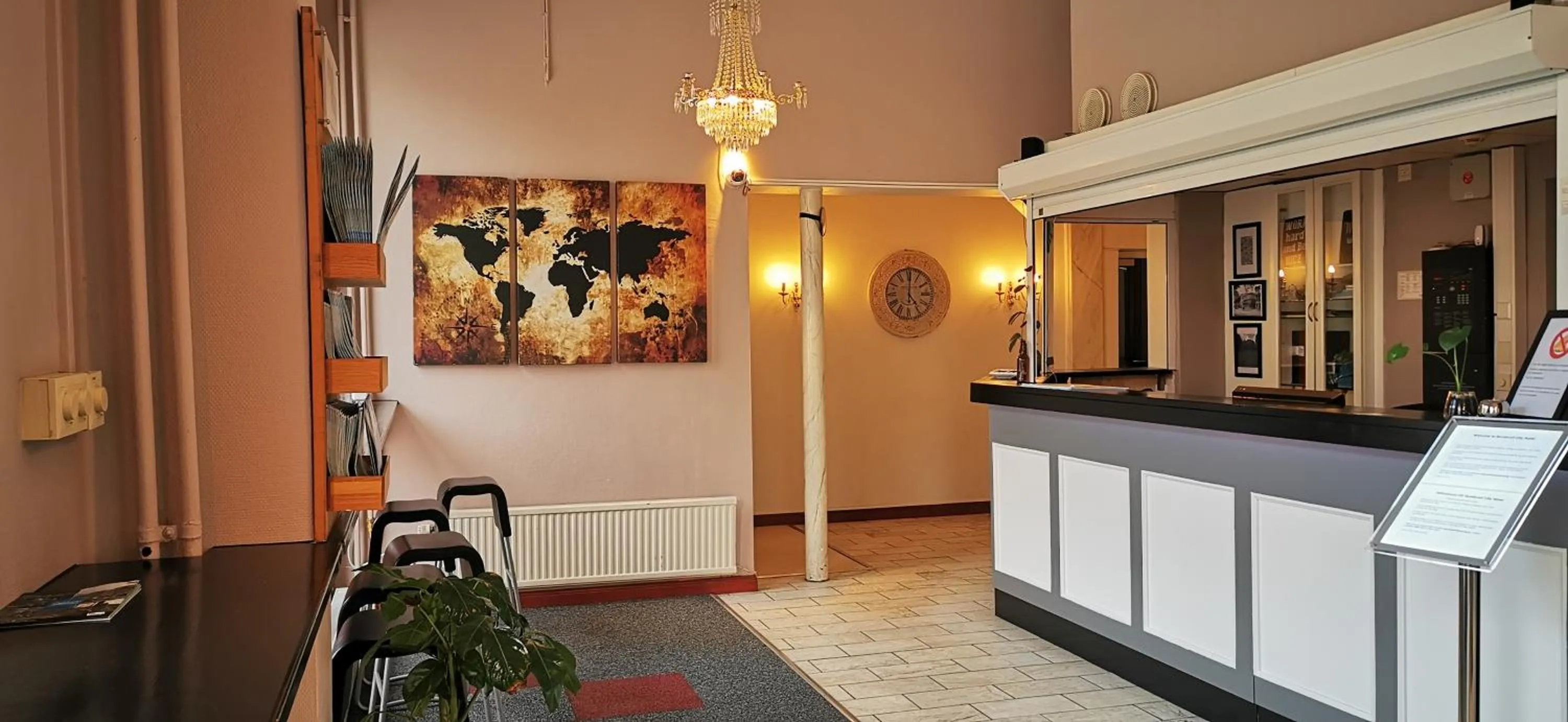 Lobby or reception in Sundsvall City Hotel