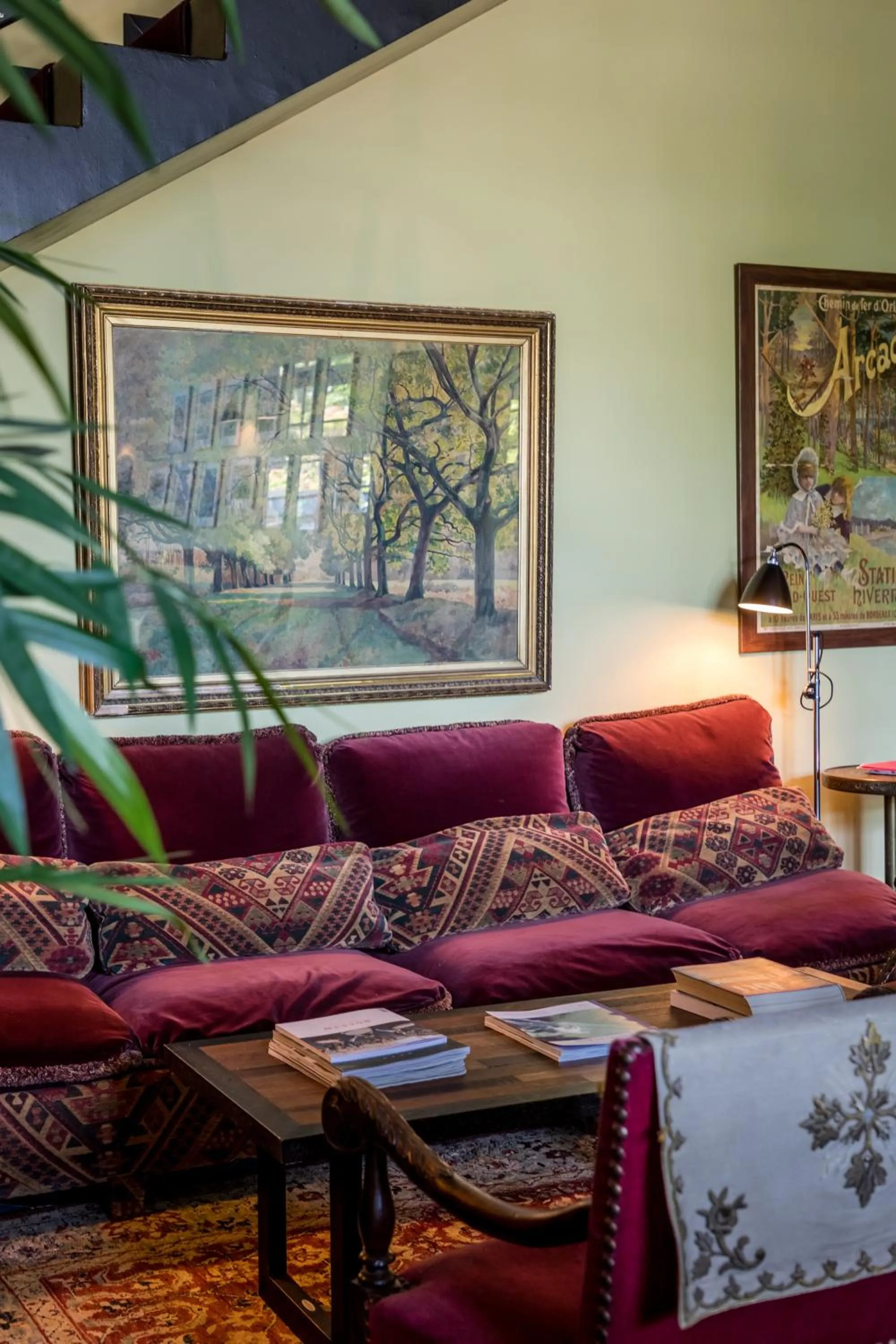 Living room in Hôtel Ville d'Hiver