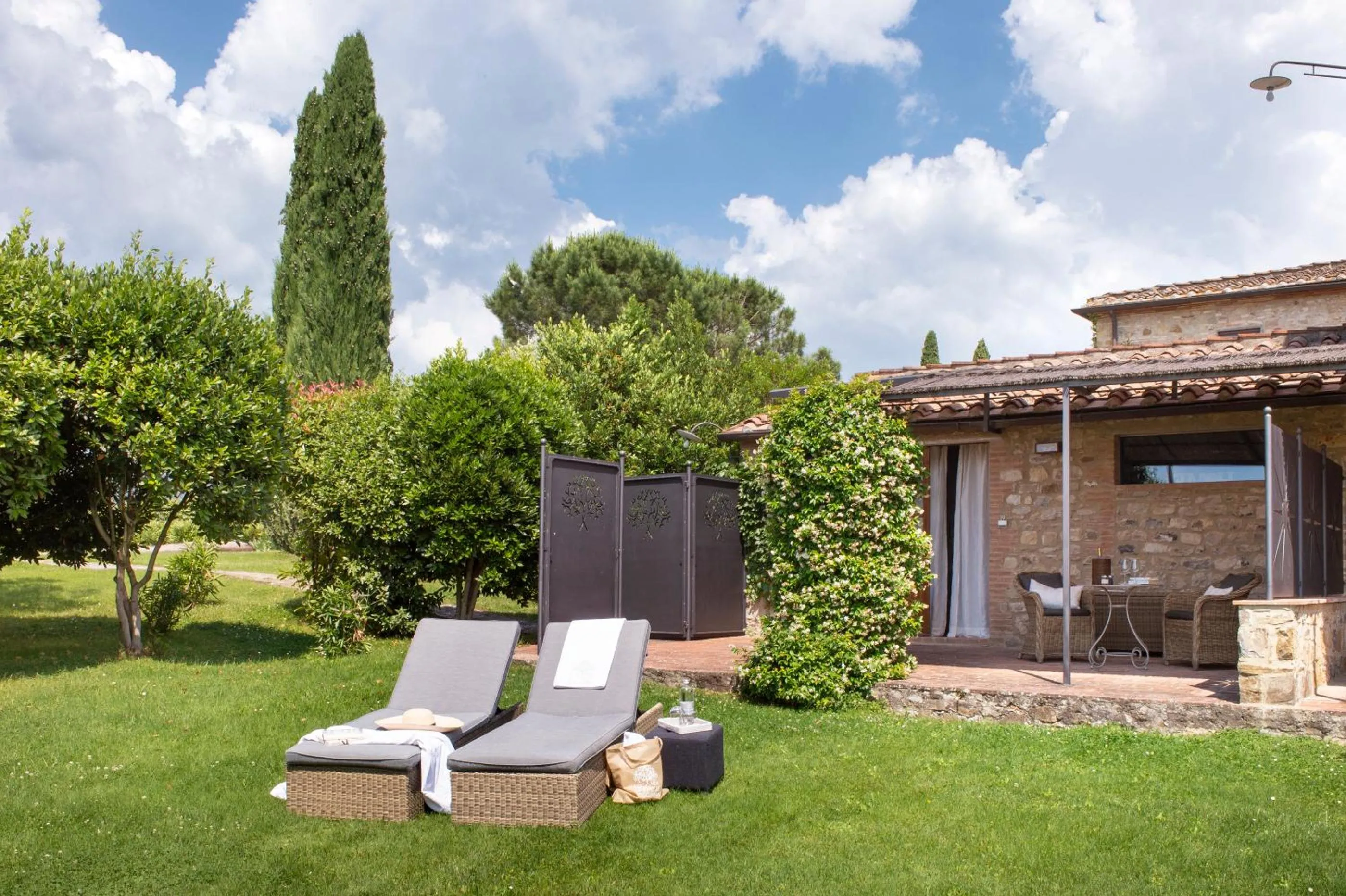 Patio in Locanda Le Piazze