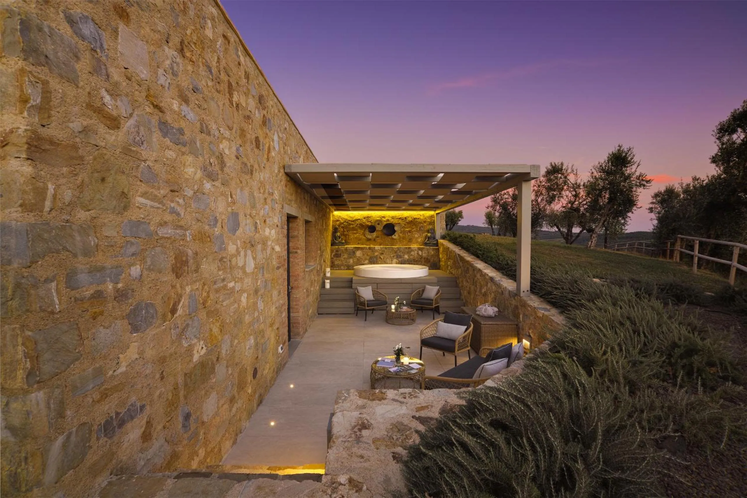 Hot Tub in Locanda Le Piazze