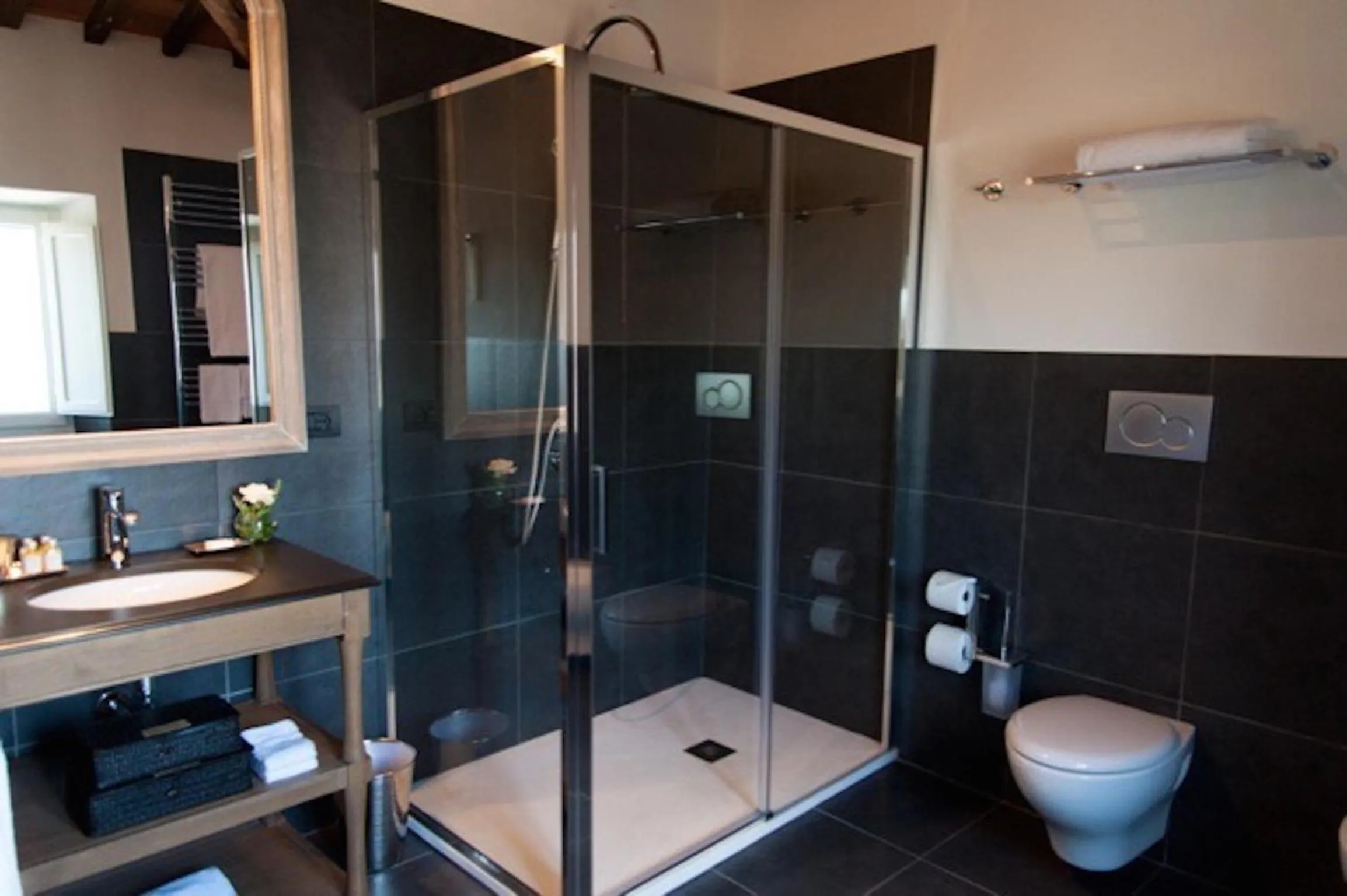 Bathroom in Locanda Le Piazze