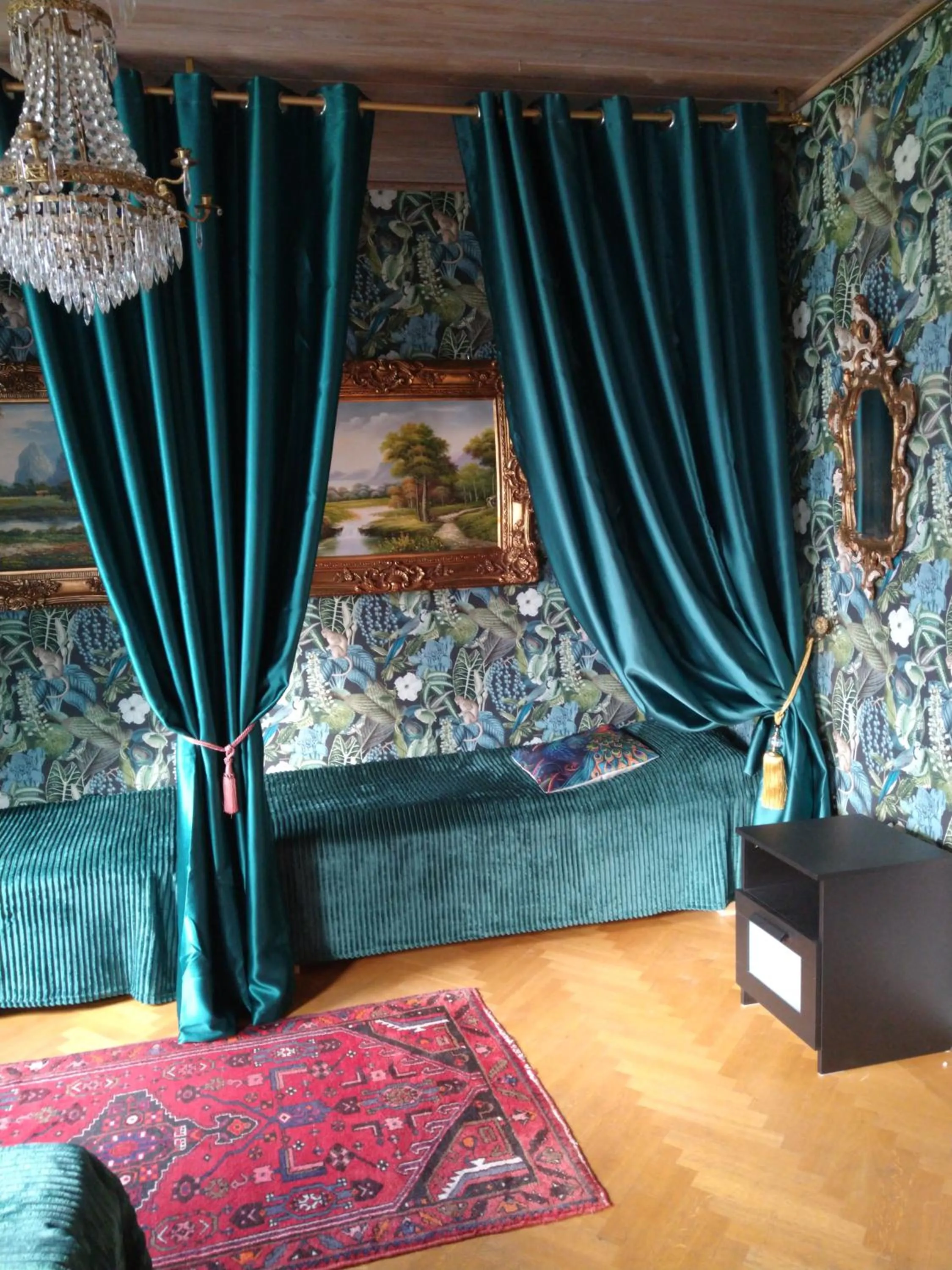 Seating area in Villa Signedal Hostel