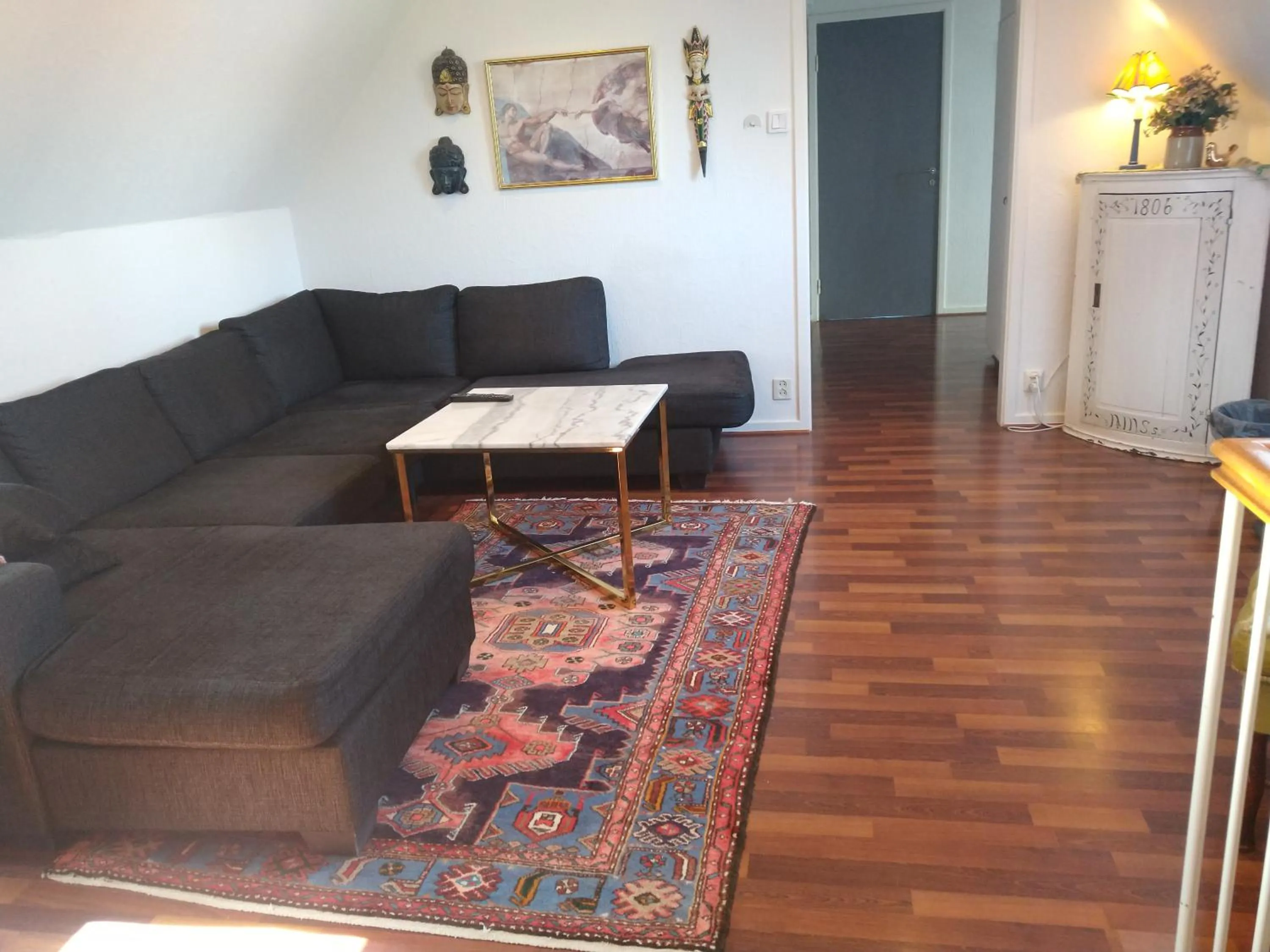 Living room in Villa Signedal Hostel