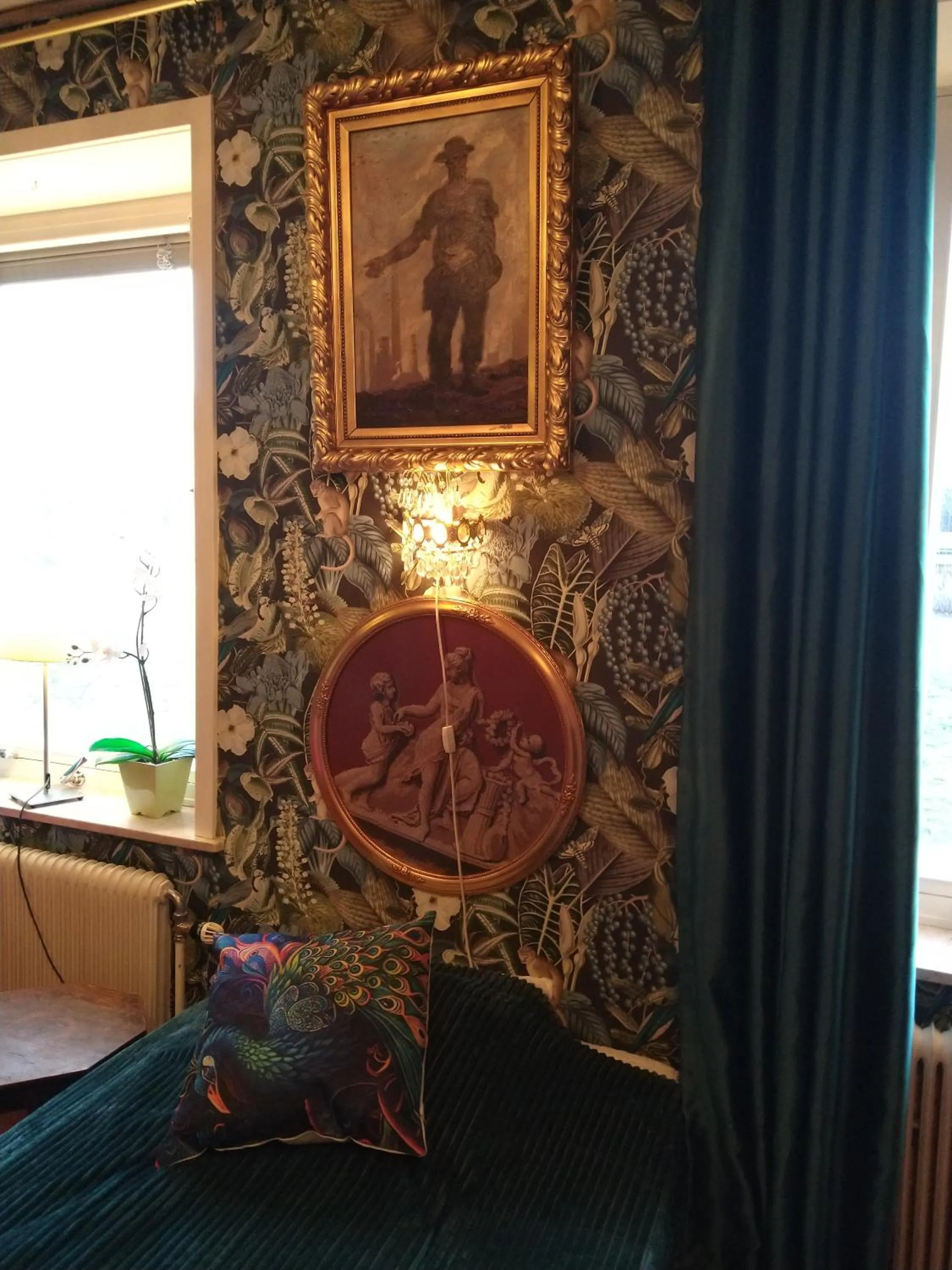 Decorative detail in Villa Signedal Hostel