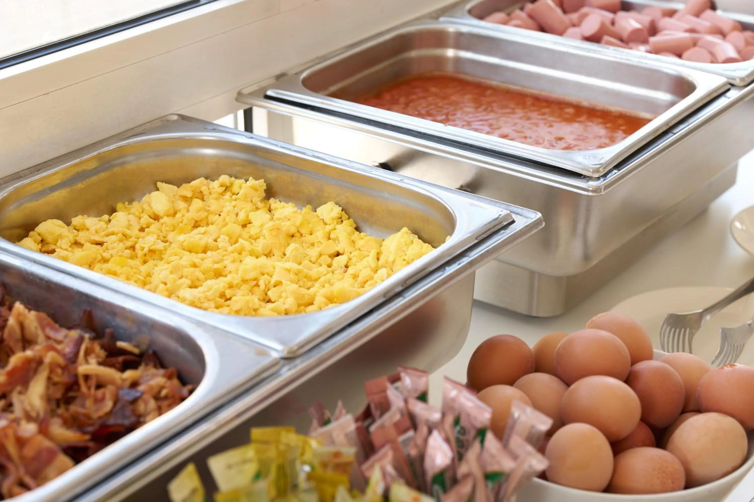 Continental breakfast in Hotel Roma Tor Vergata