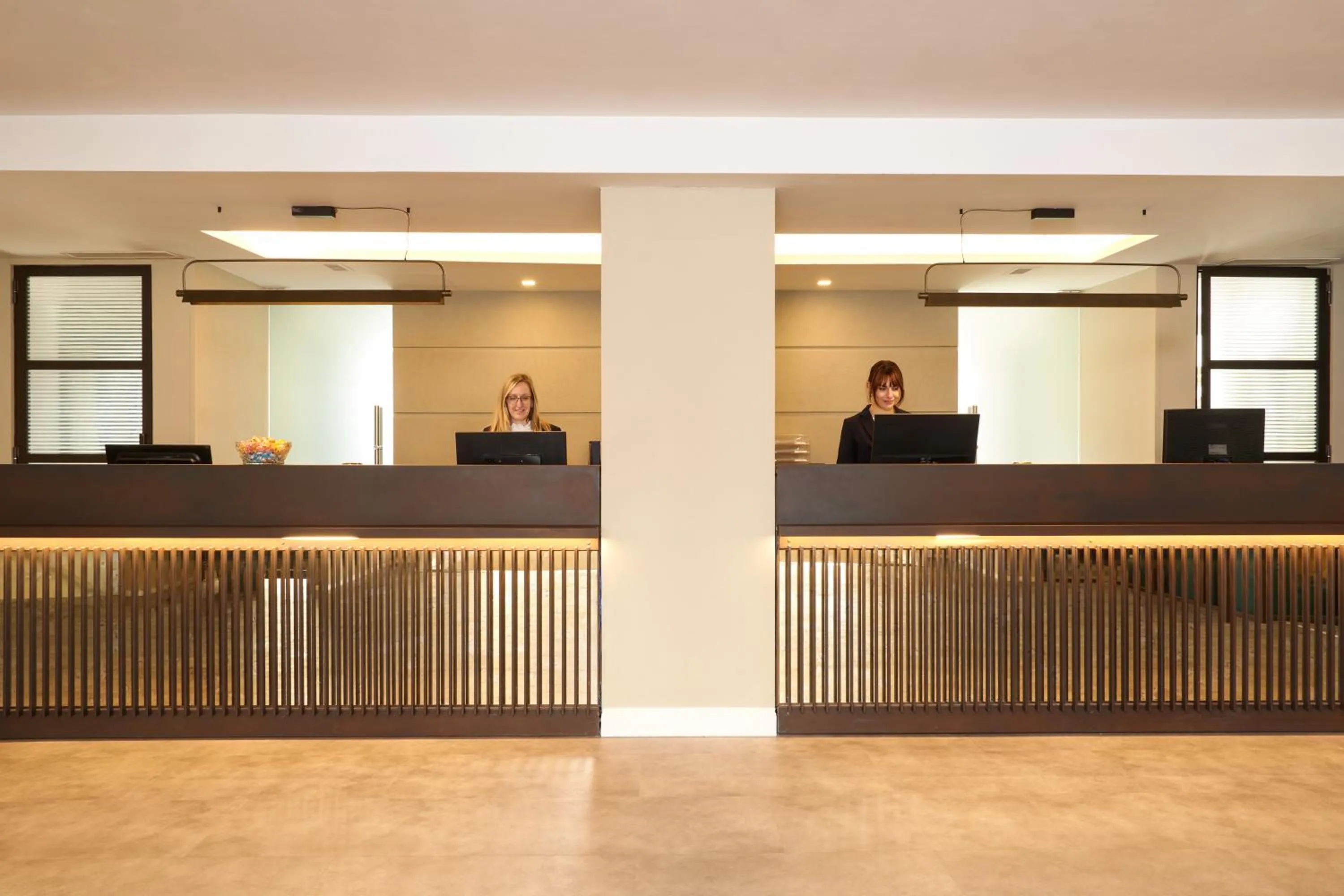 Lobby or reception in Hotel Roma Tor Vergata