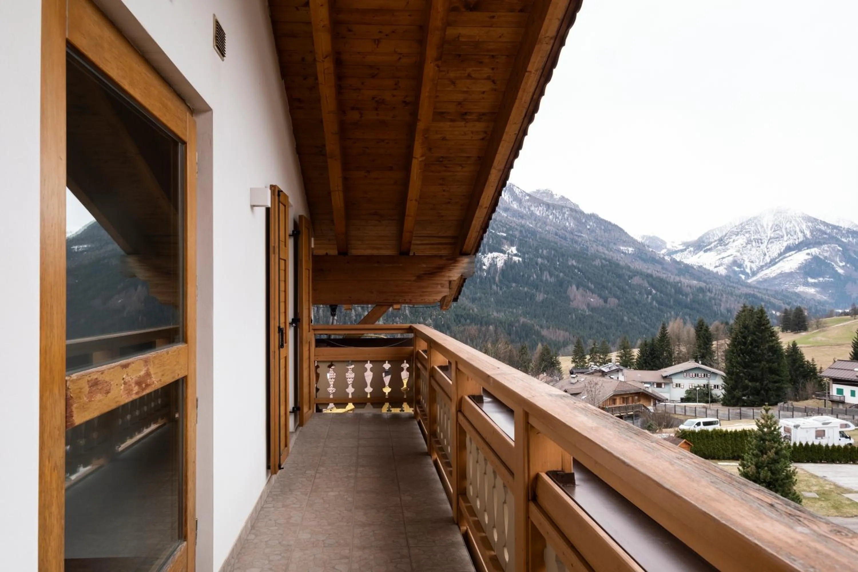 Landmark view in Berg Hotel Latemar Spitze