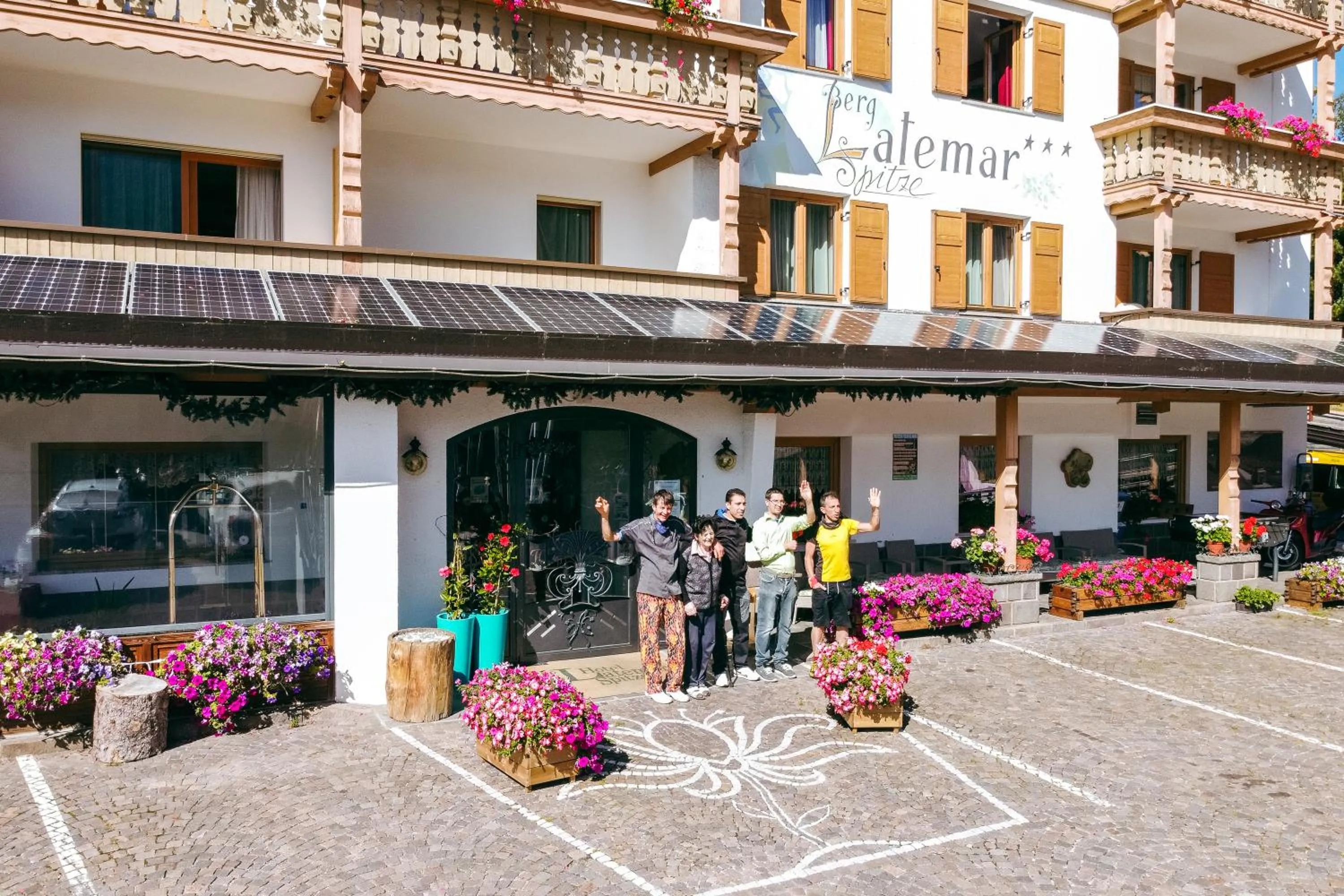 Property building in Berg Hotel Latemar Spitze