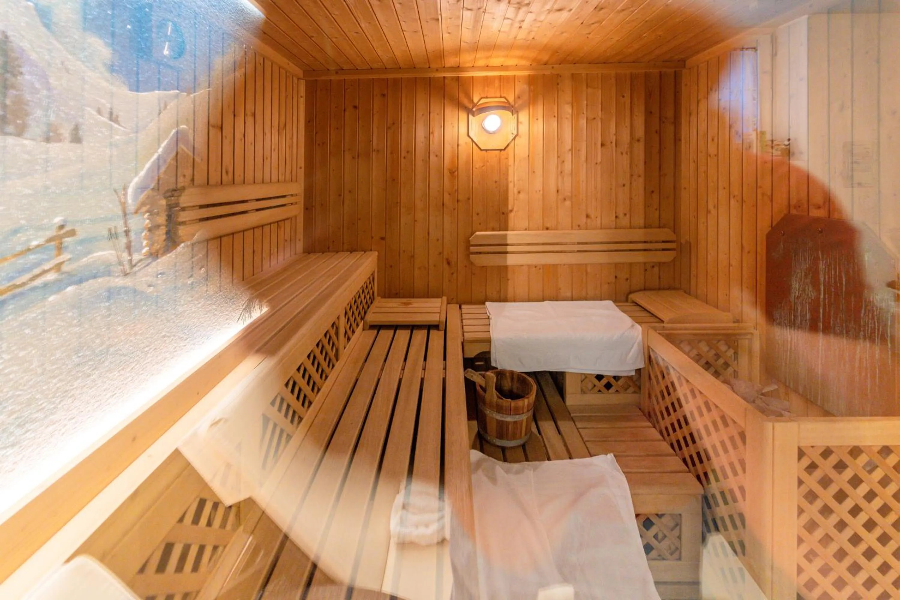 Sauna in Berg Hotel Latemar Spitze