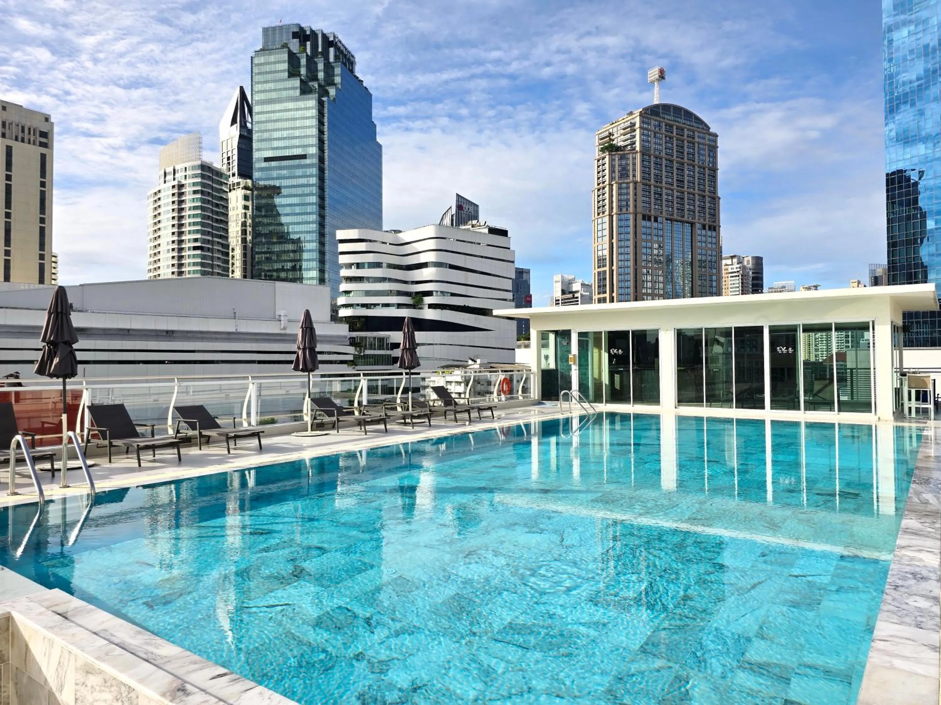 Swimming pool in The Bless Hotel and Residence