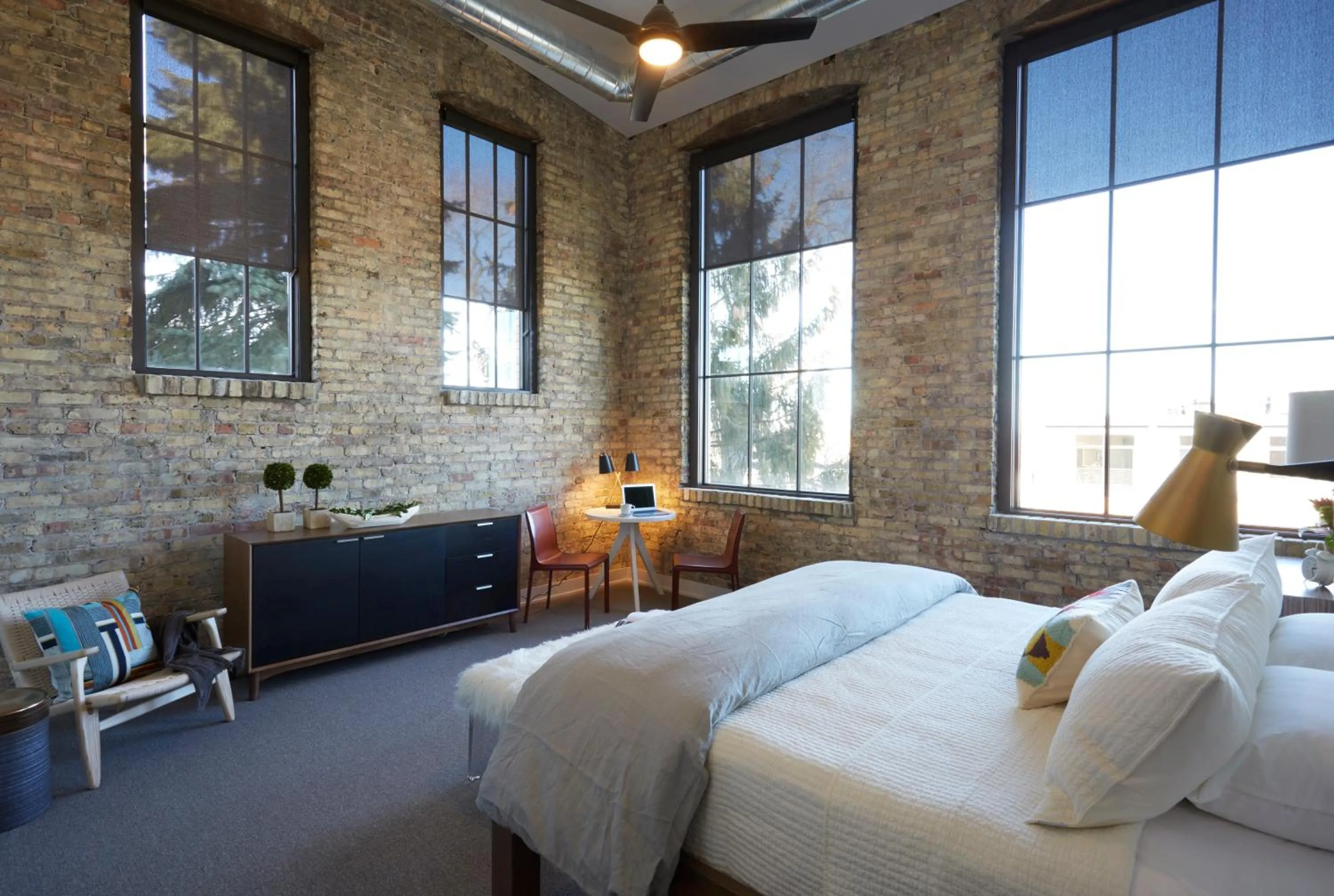 View (from property/room), Bed in Kinn Guesthouse Bay View