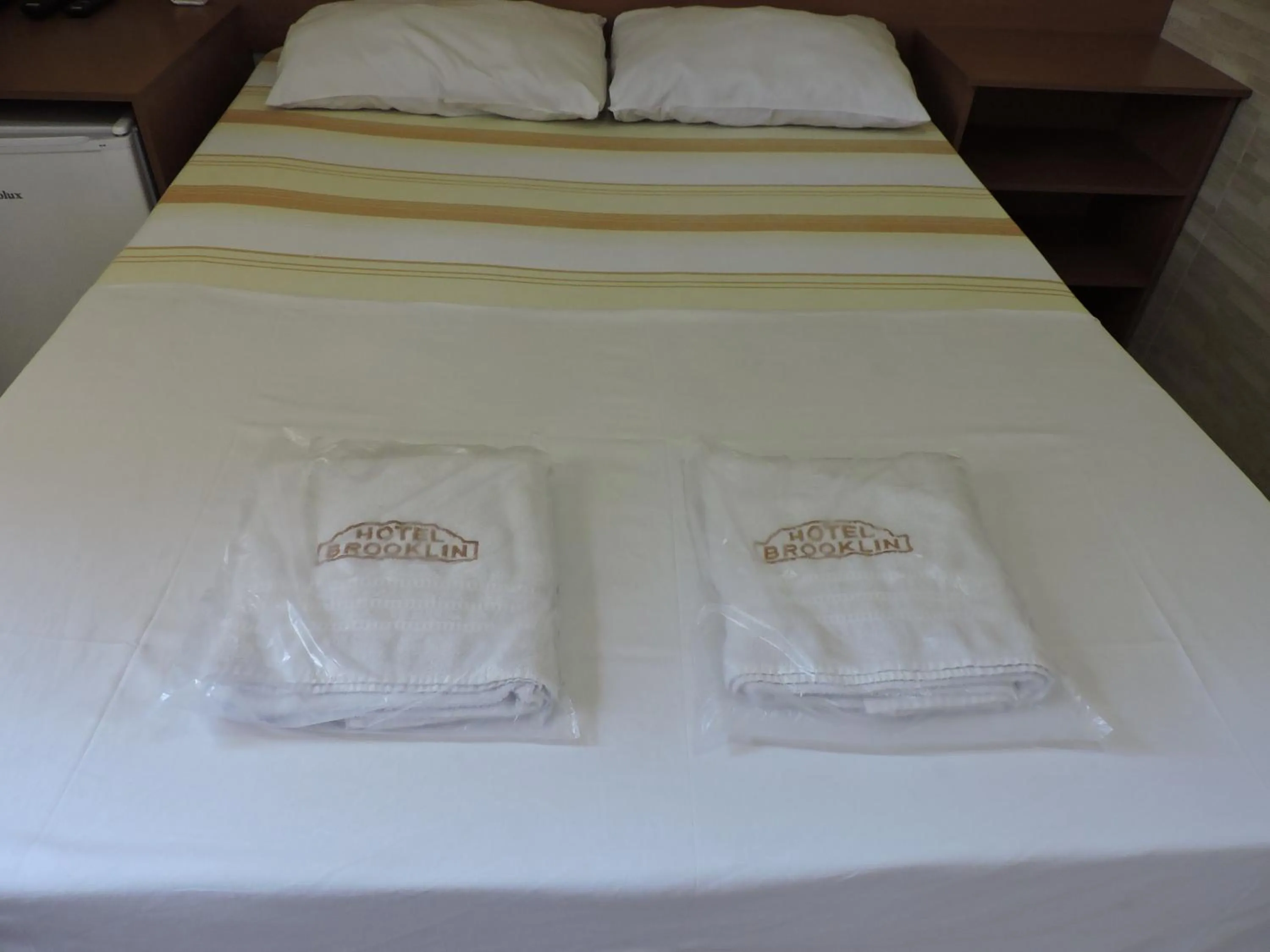 towels, Bed in Hotel Brooklin