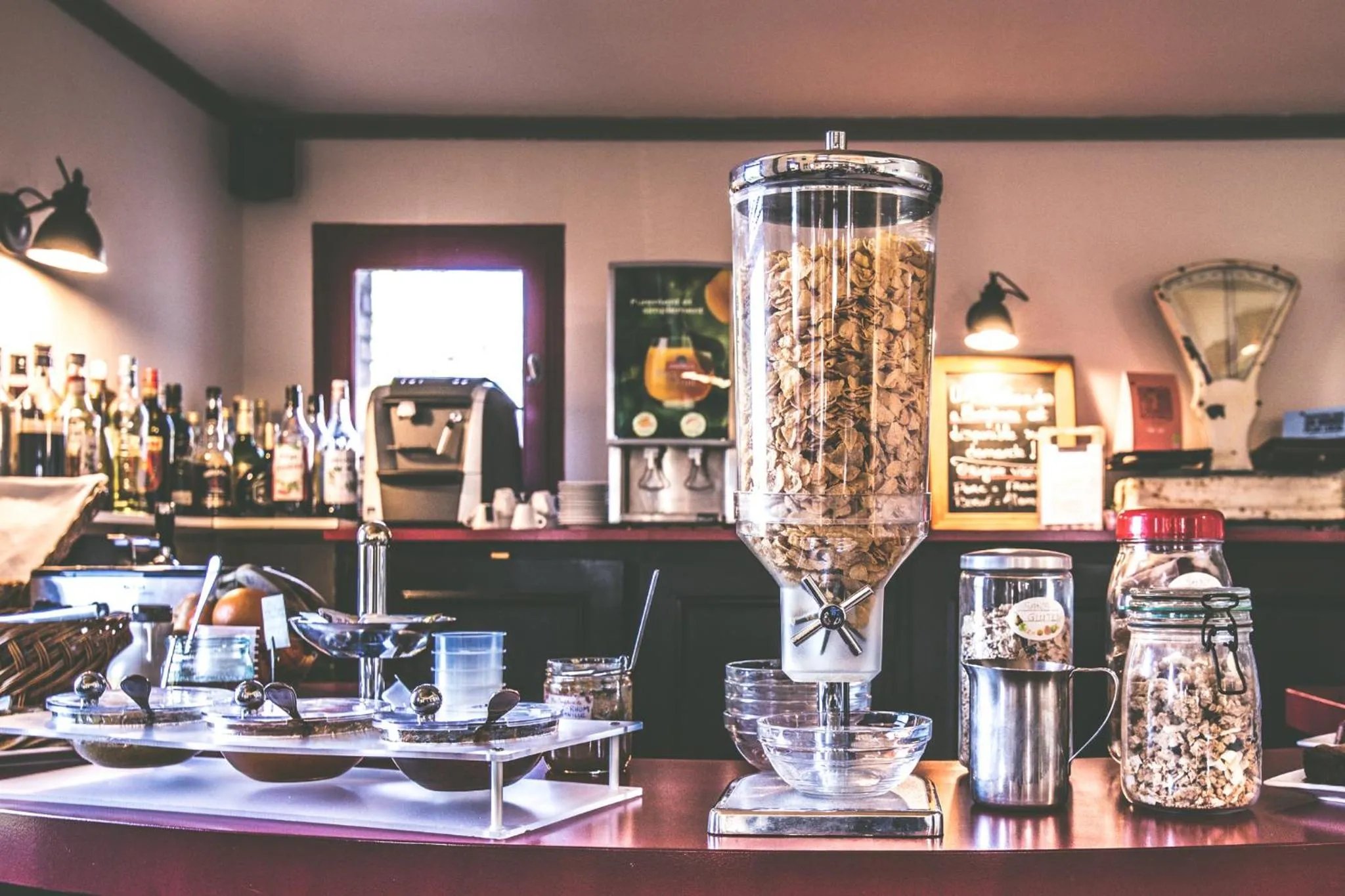 Continental breakfast in Logis Hotel Le Nuage