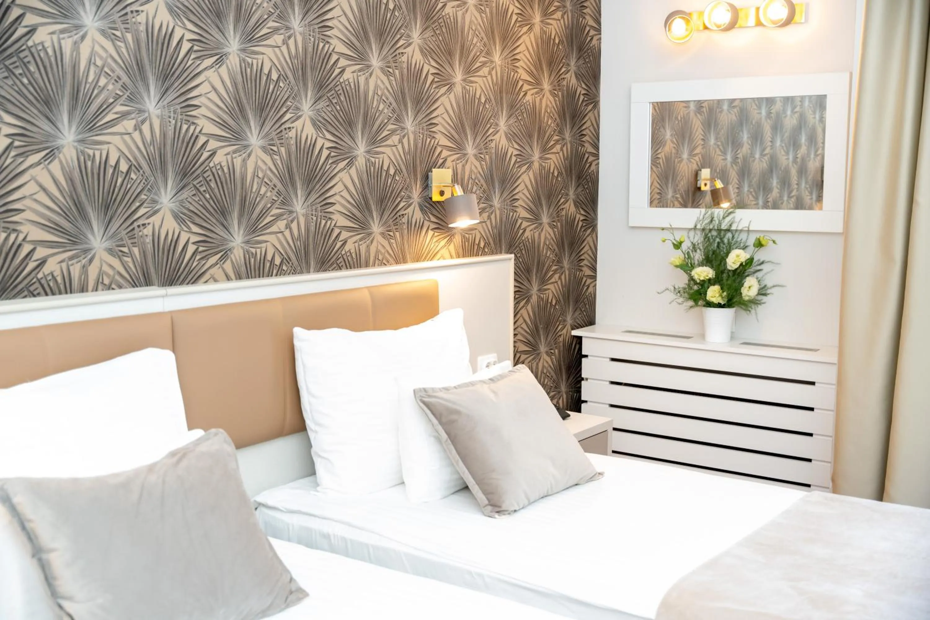 Bed in Zepter Hotel Vrnjacka Banja, member of Zepter Hotels