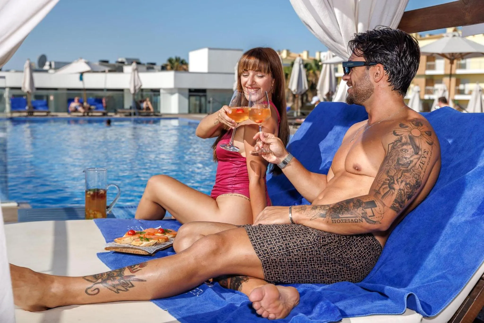 Swimming pool in Jupiter Marina Hotel - Couples & Spa