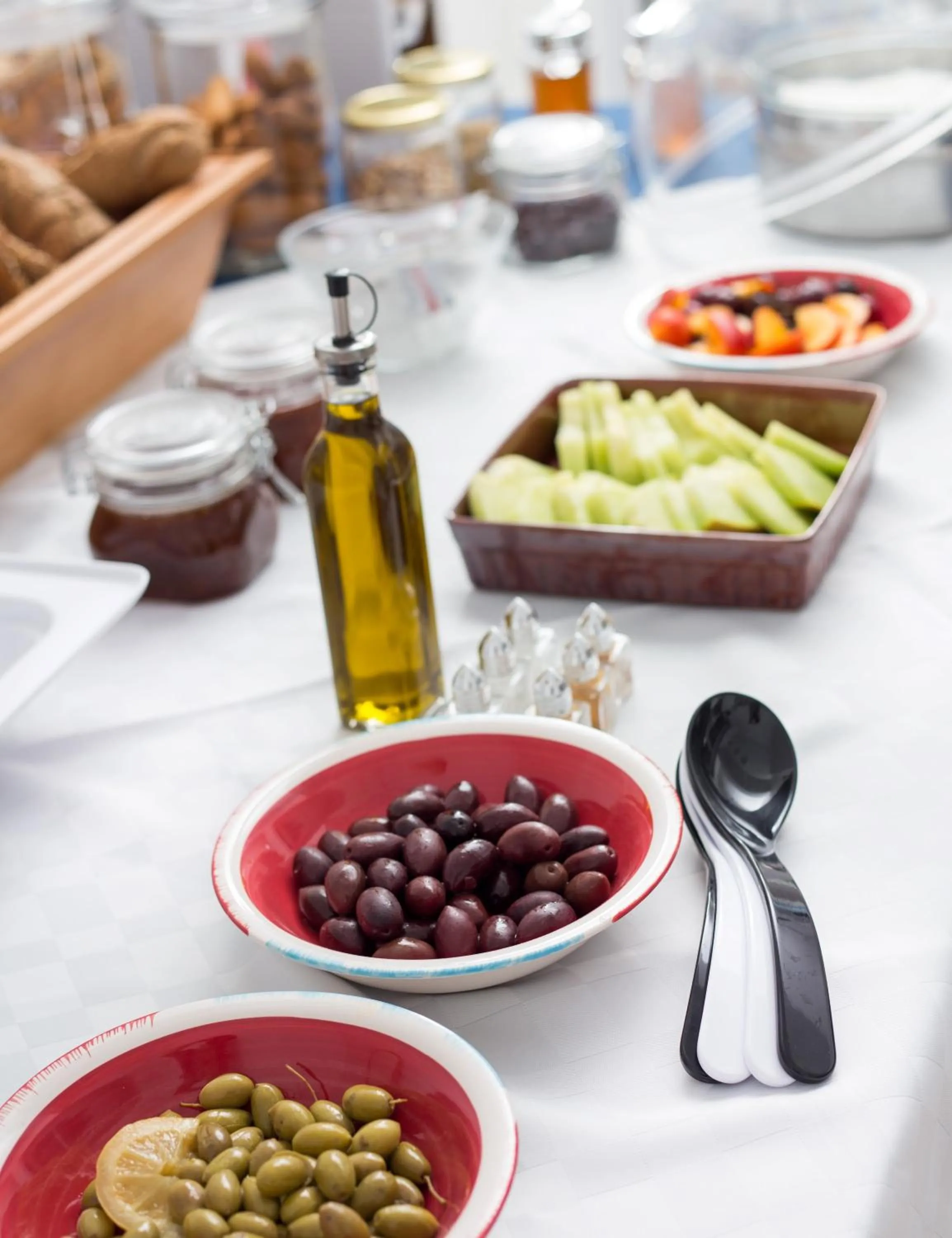 Buffet breakfast in Iris Beach Hotel