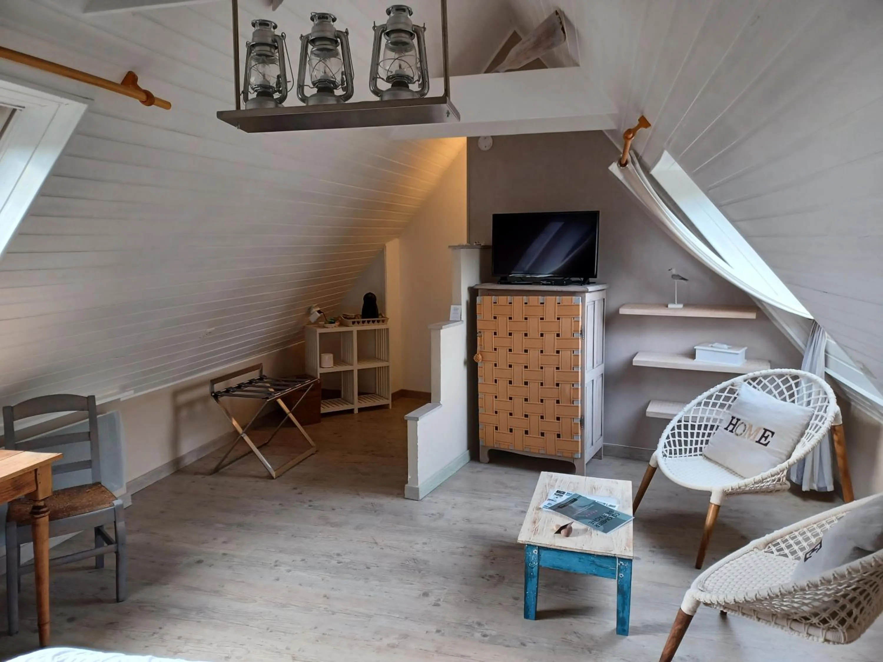 Bedroom, Bed in Le Colombier Bretagne