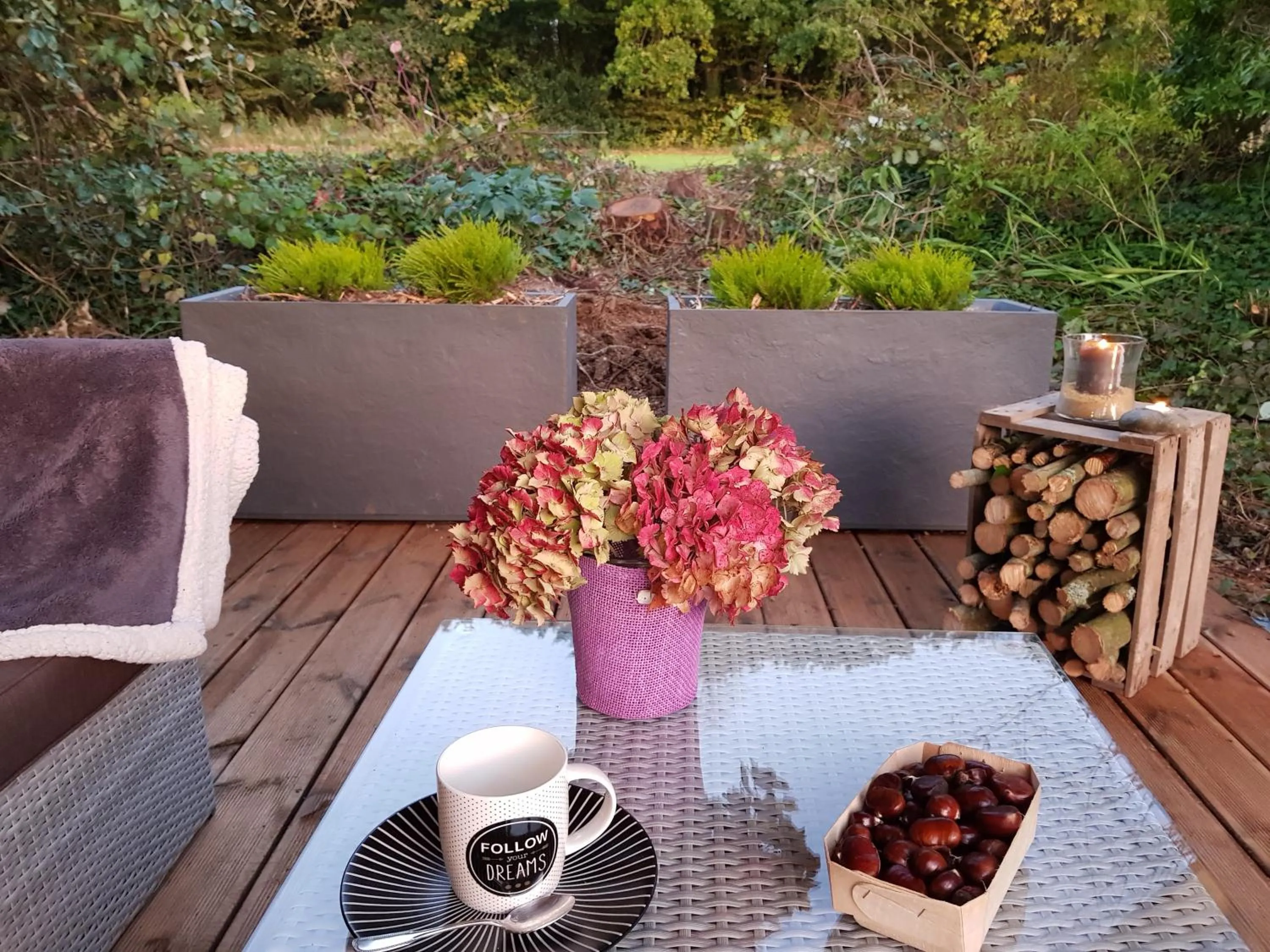 Patio in Le Colombier Bretagne