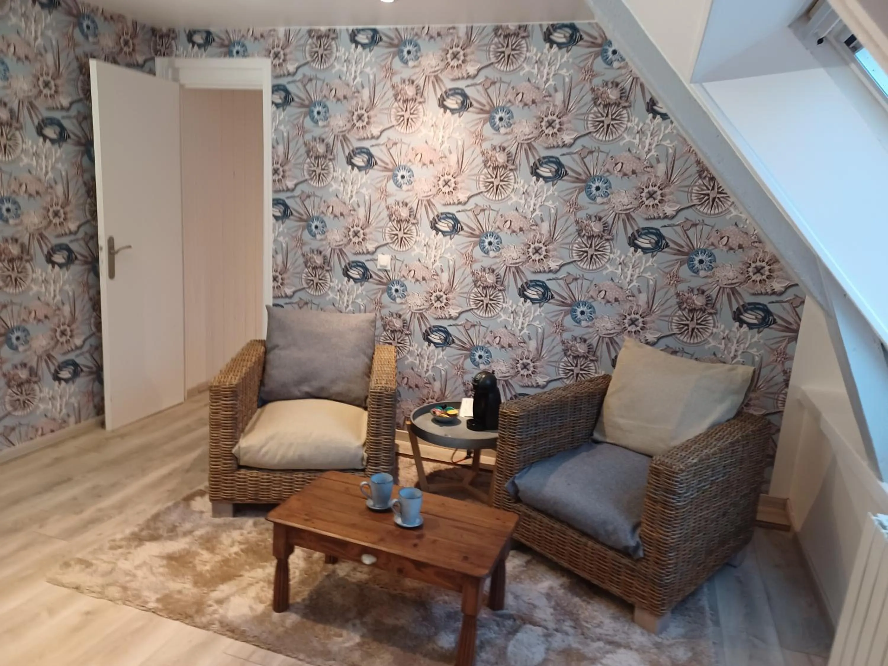 Living room in Le Colombier Bretagne