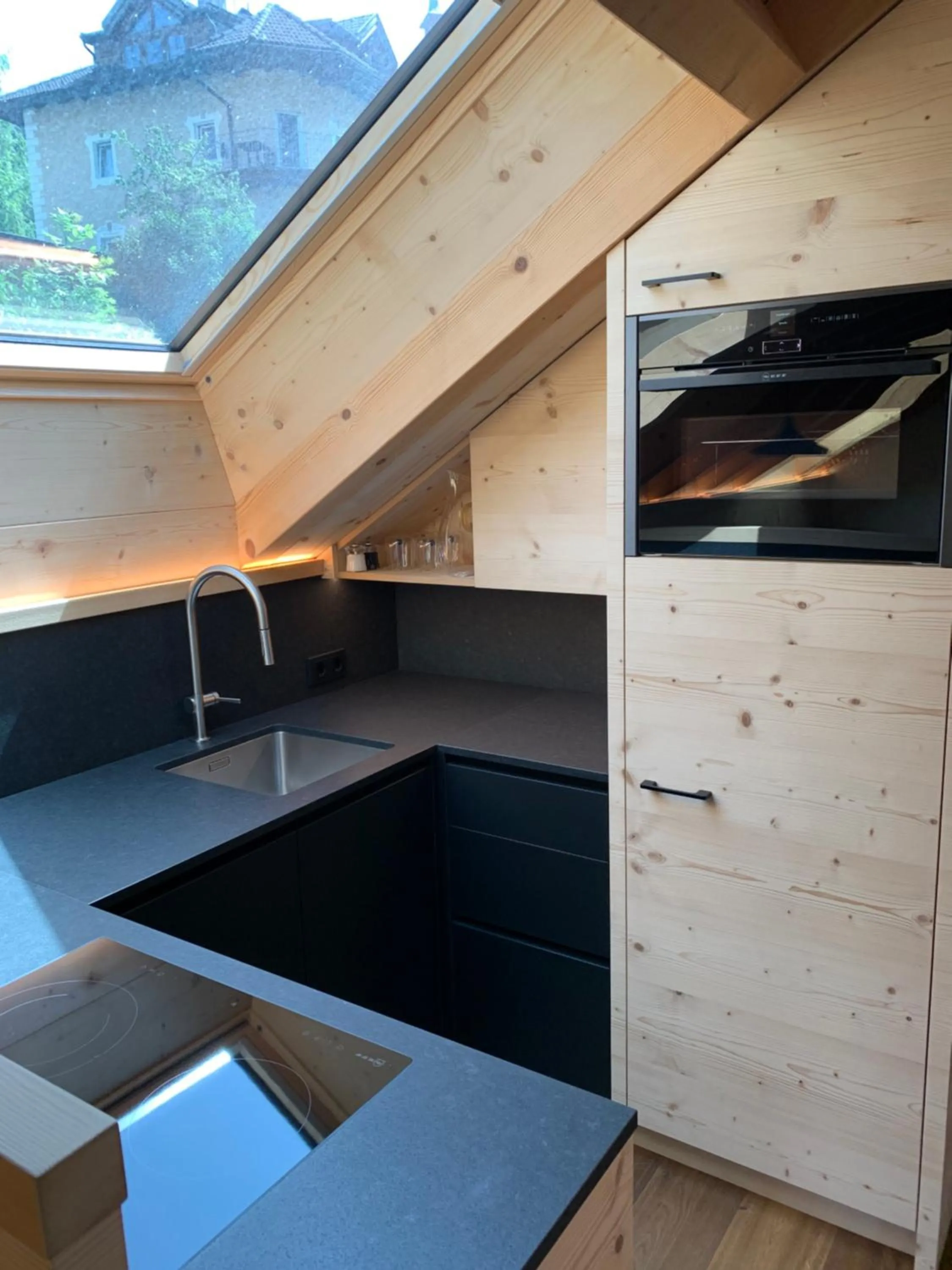 Kitchen or kitchenette in Villa sulla passeggiata
