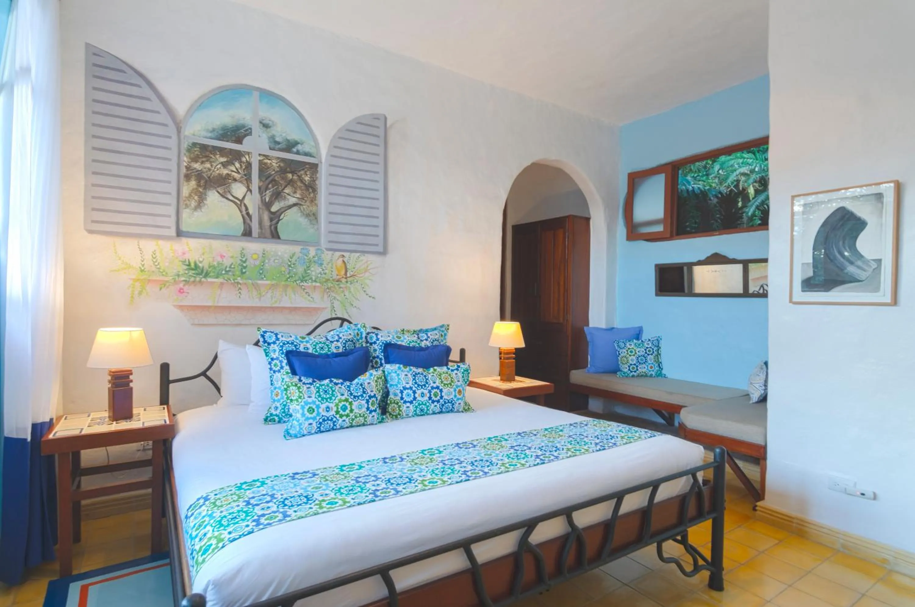 Bed in Finca Rosa Blanca Coffee Farm and Inn