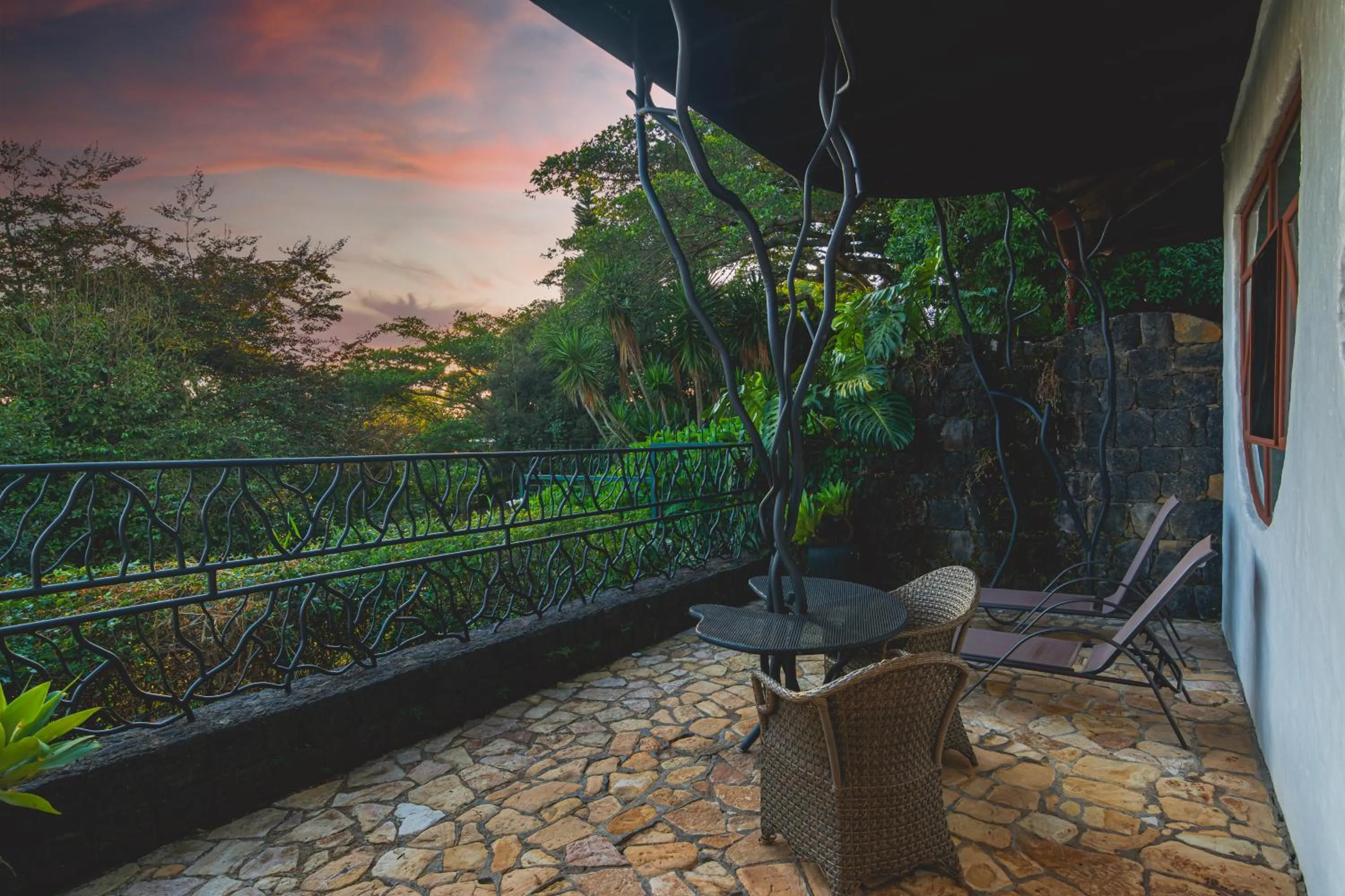Balcony/Terrace in Finca Rosa Blanca Coffee Farm and Inn