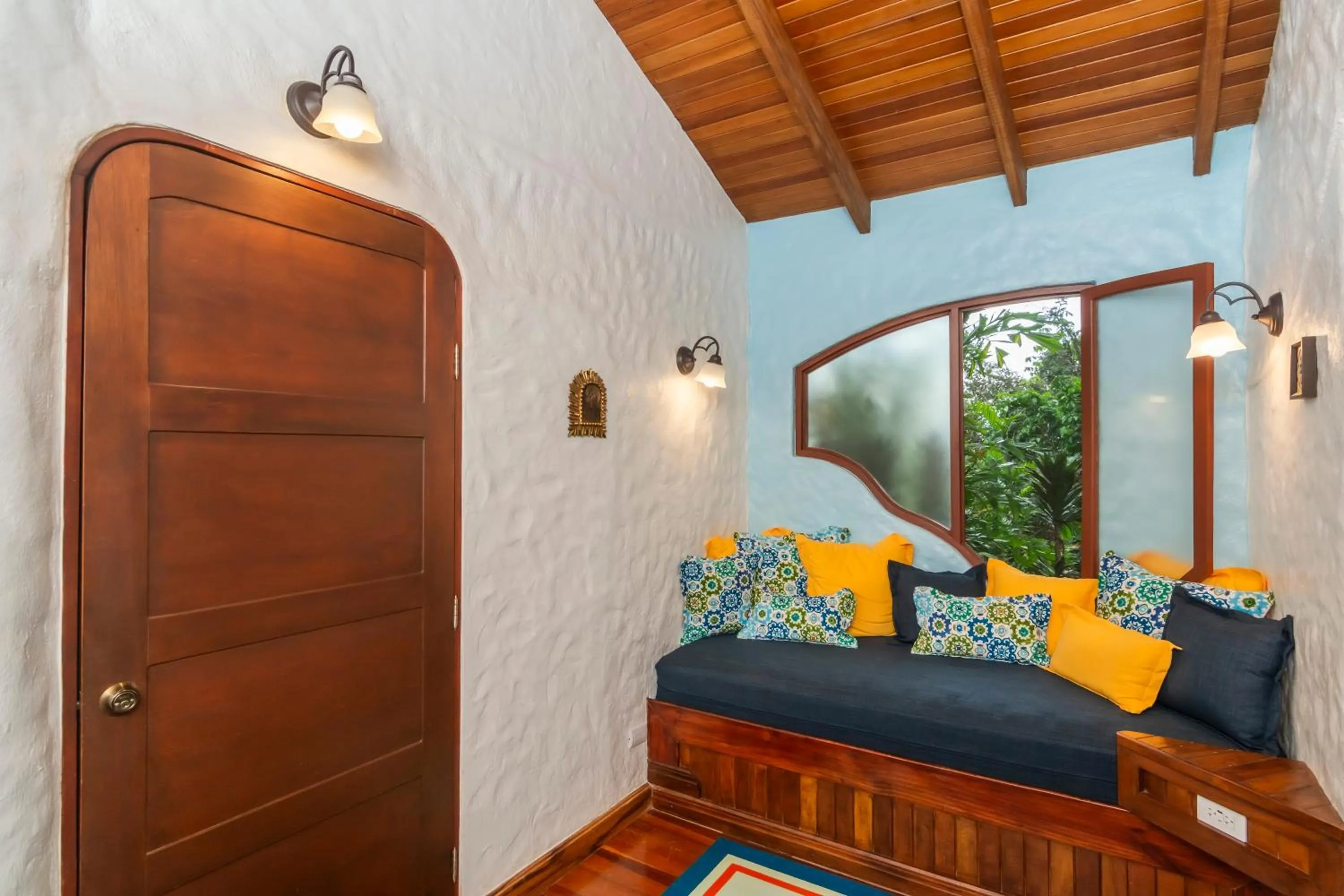 Seating area in Finca Rosa Blanca Coffee Farm and Inn