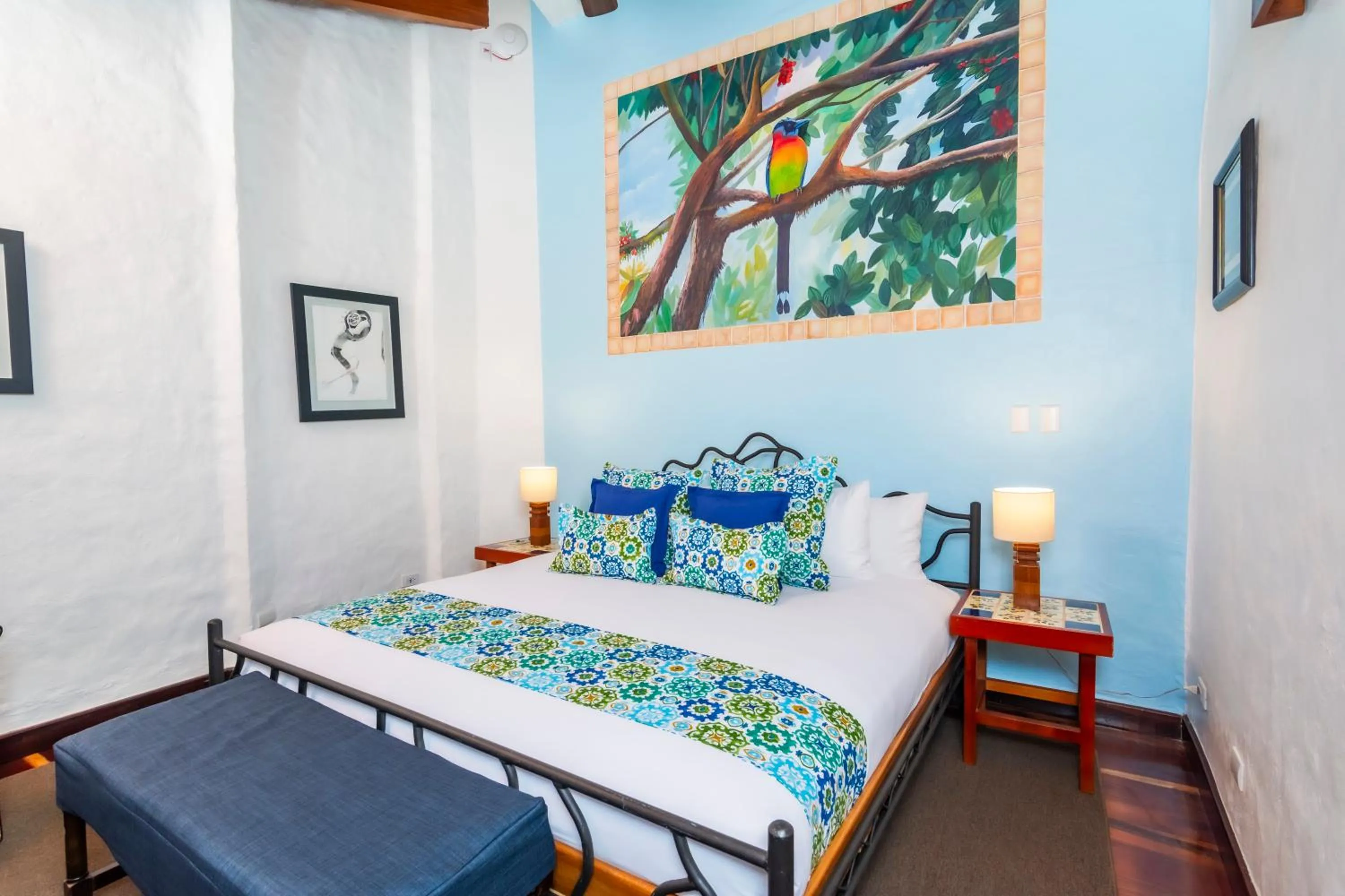 Bed in Finca Rosa Blanca Coffee Farm and Inn