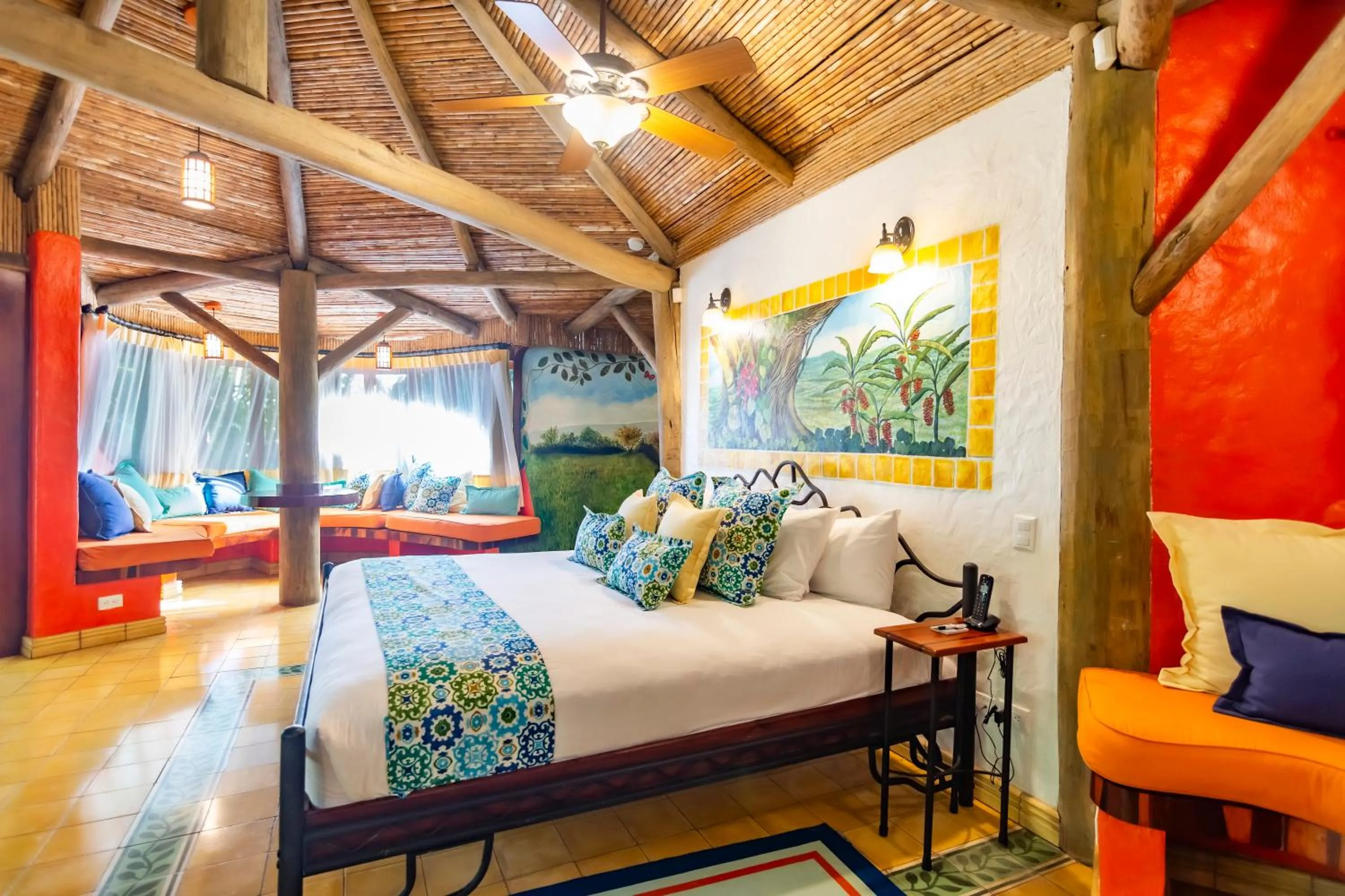 Bed in Finca Rosa Blanca Coffee Farm and Inn