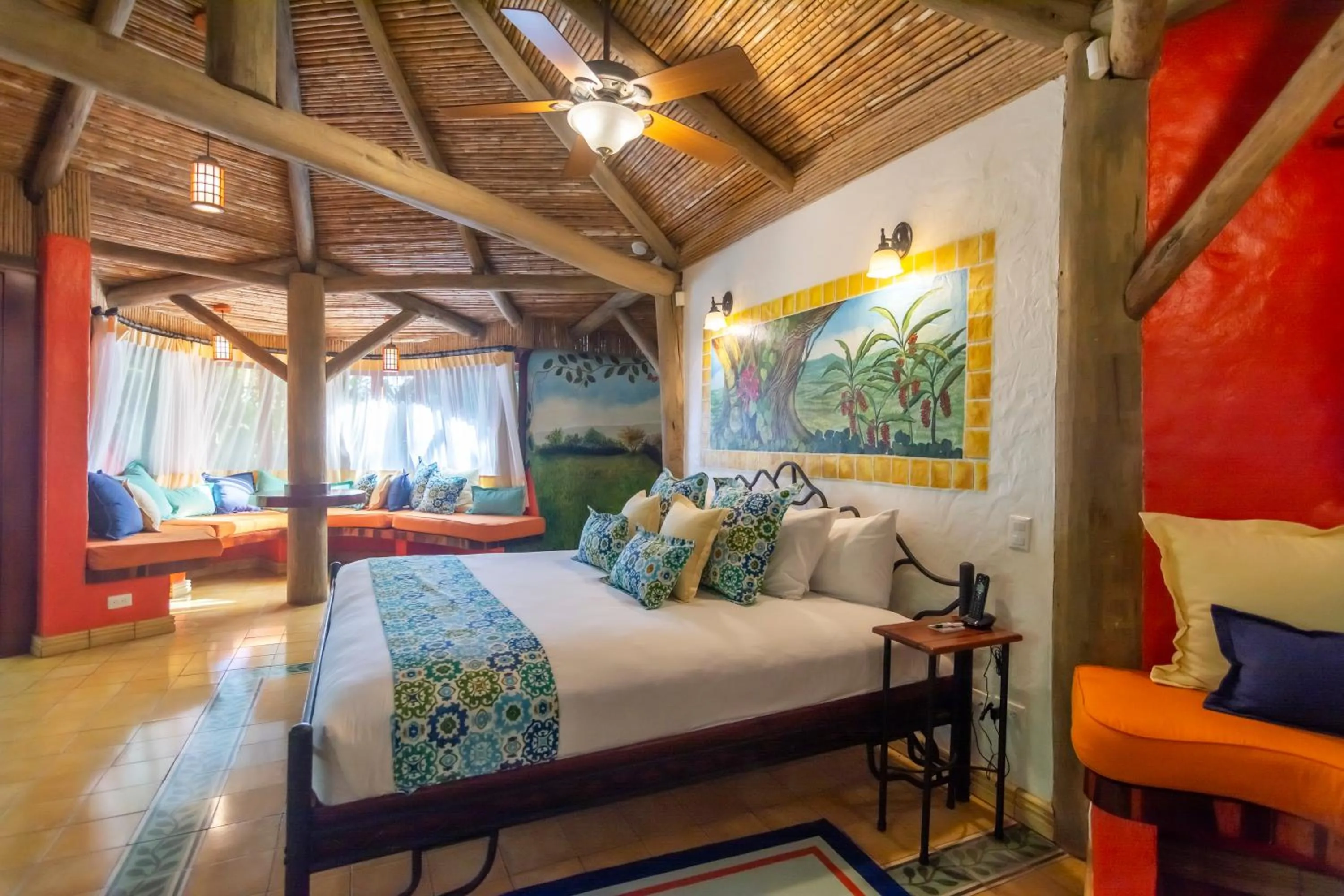 Bed in Finca Rosa Blanca Coffee Farm and Inn